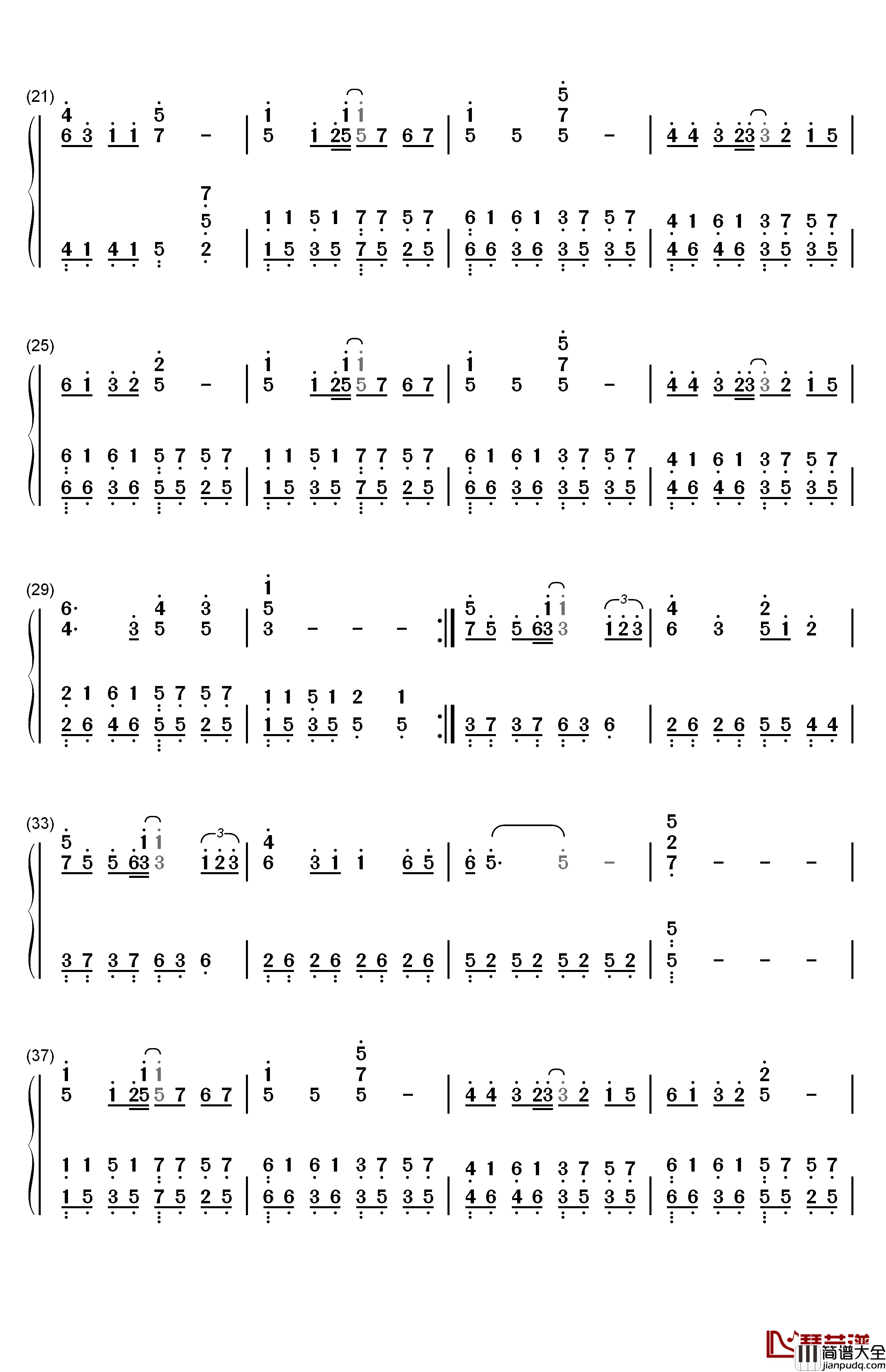 BOYS_BE_AMBITIOUS钢琴简谱_数字双手_三重野瞳