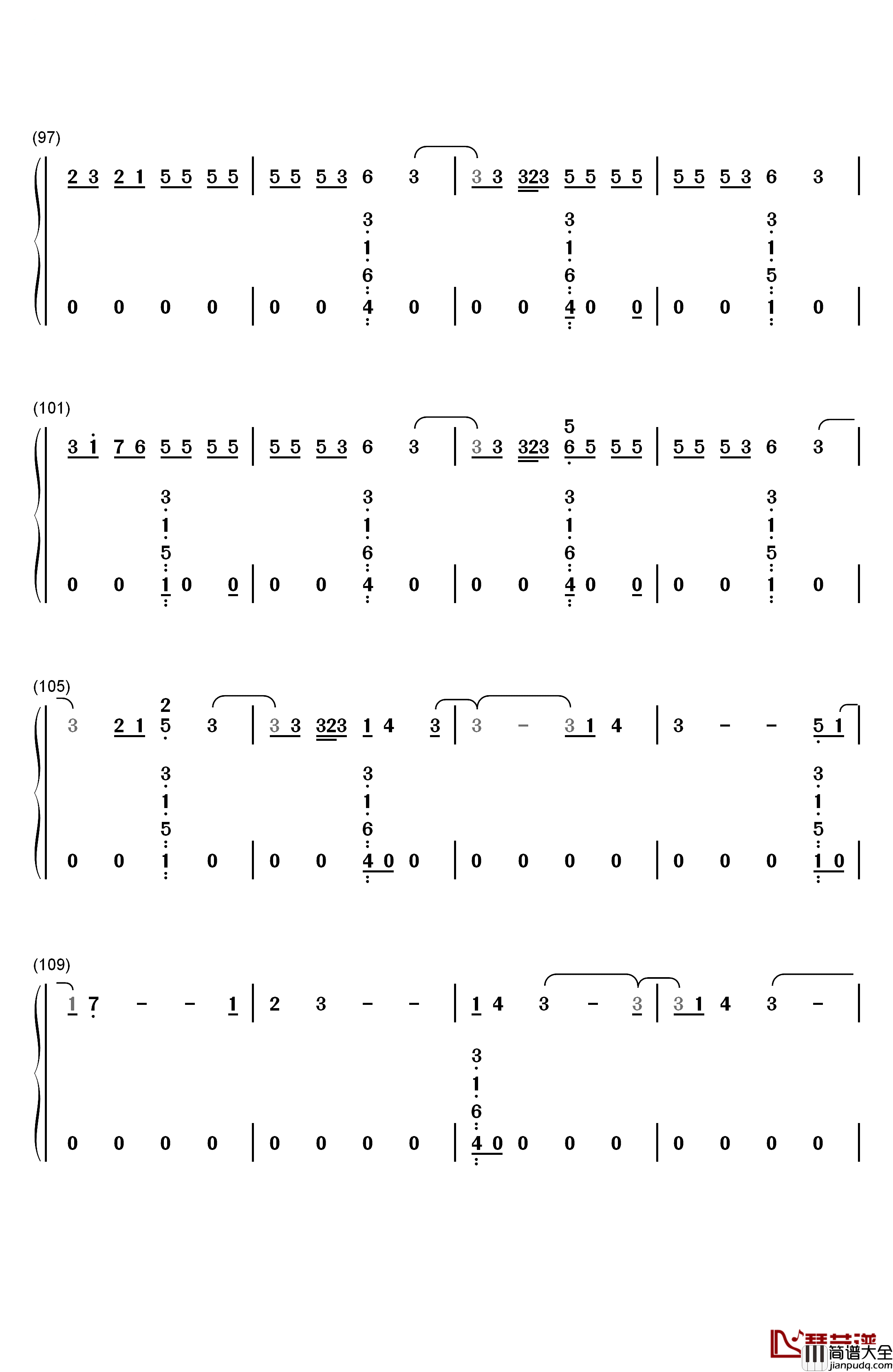 Congratulations钢琴简谱_数字双手_Post_Malone