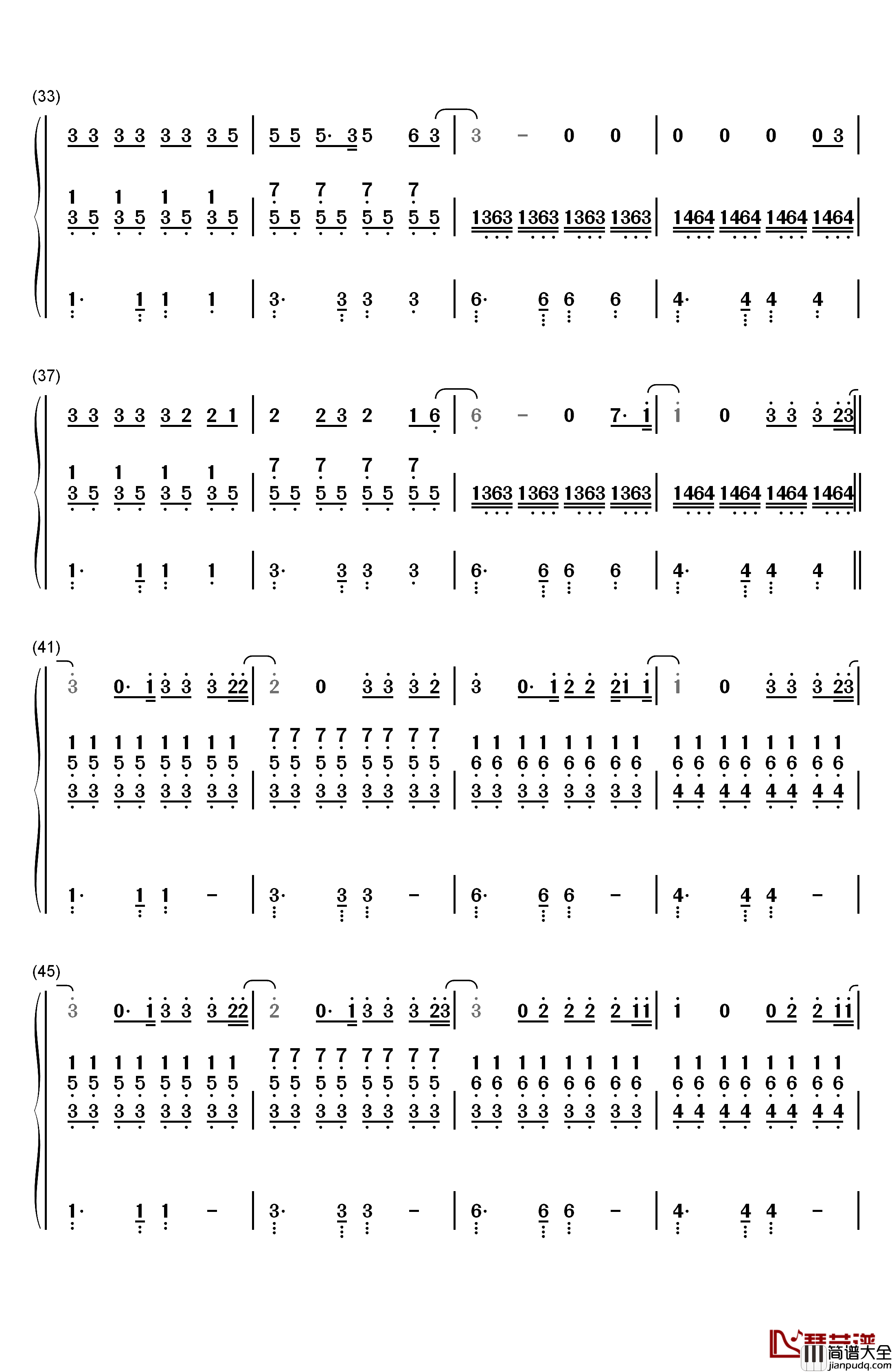 You_Say钢琴简谱_数字双手_Lauren_Daigle