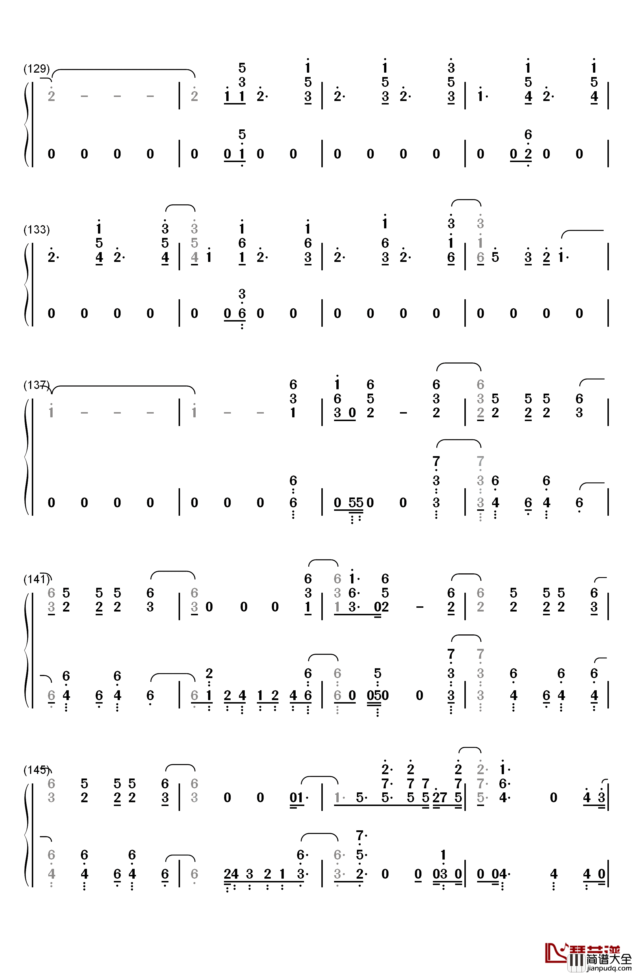 Don't_Go_Breaking_My_Heart钢琴简谱_数字双手_Backstreet_Boys