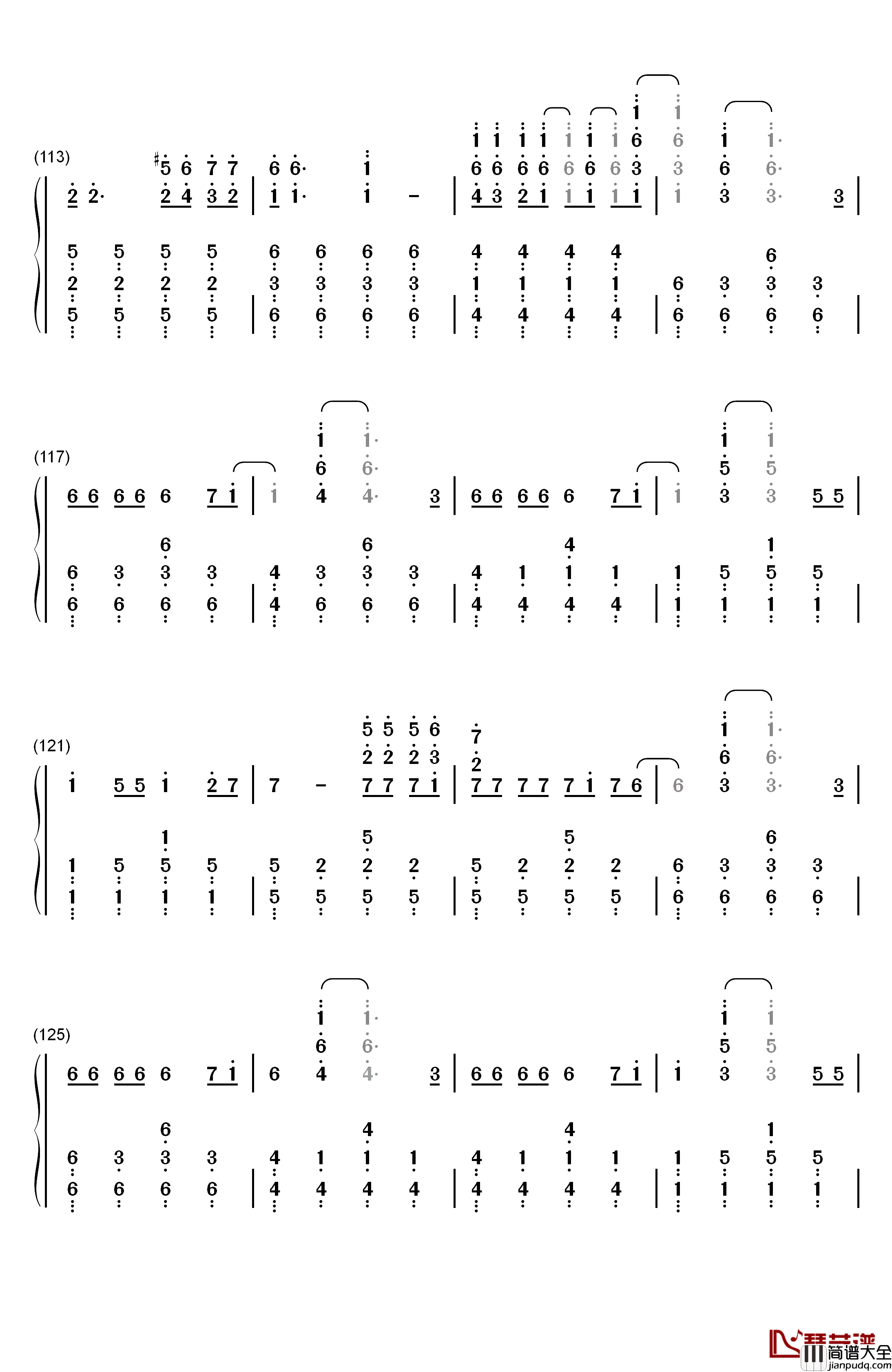 The_Greatest_Show钢琴简谱_数字双手_Pasek_and_Paul