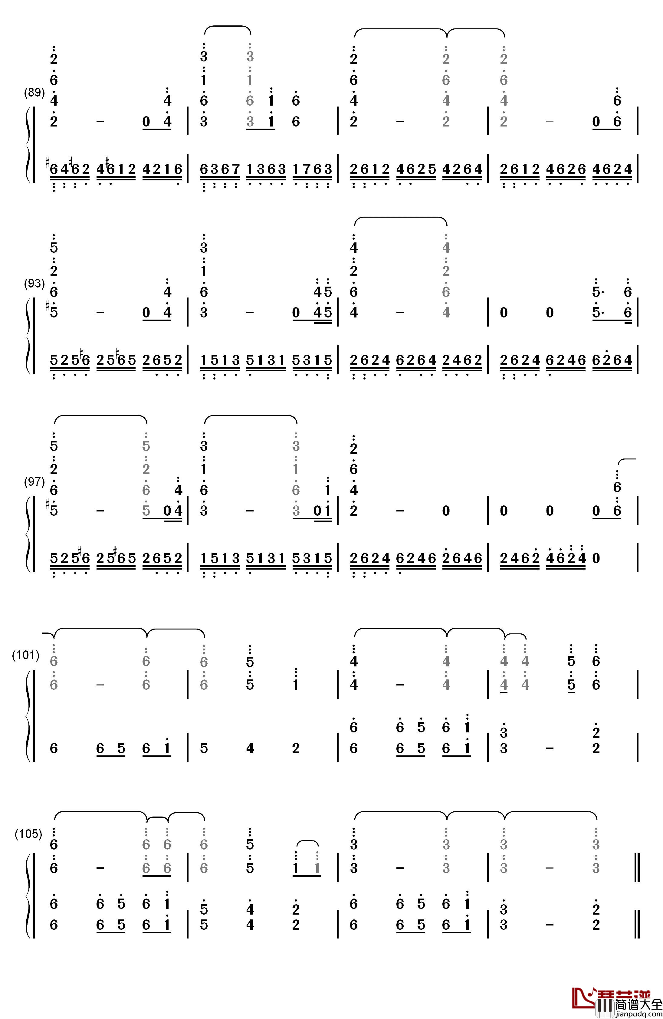 Beyond_Rangoon_Waters_of_Irrawaddy钢琴简谱_数字双手_马克西姆