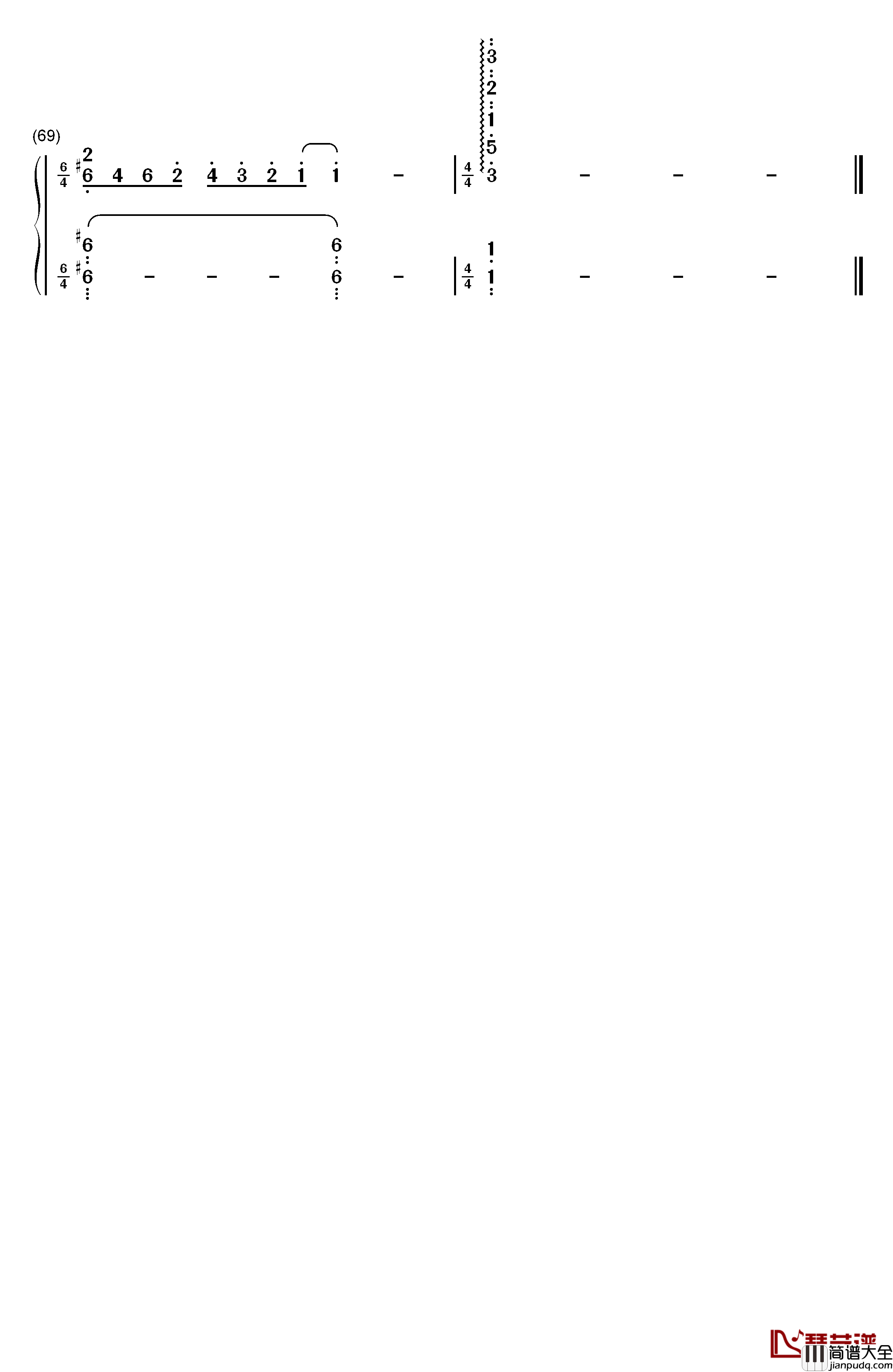 不必在乎我是谁钢琴简谱_数字双手_张浩泽