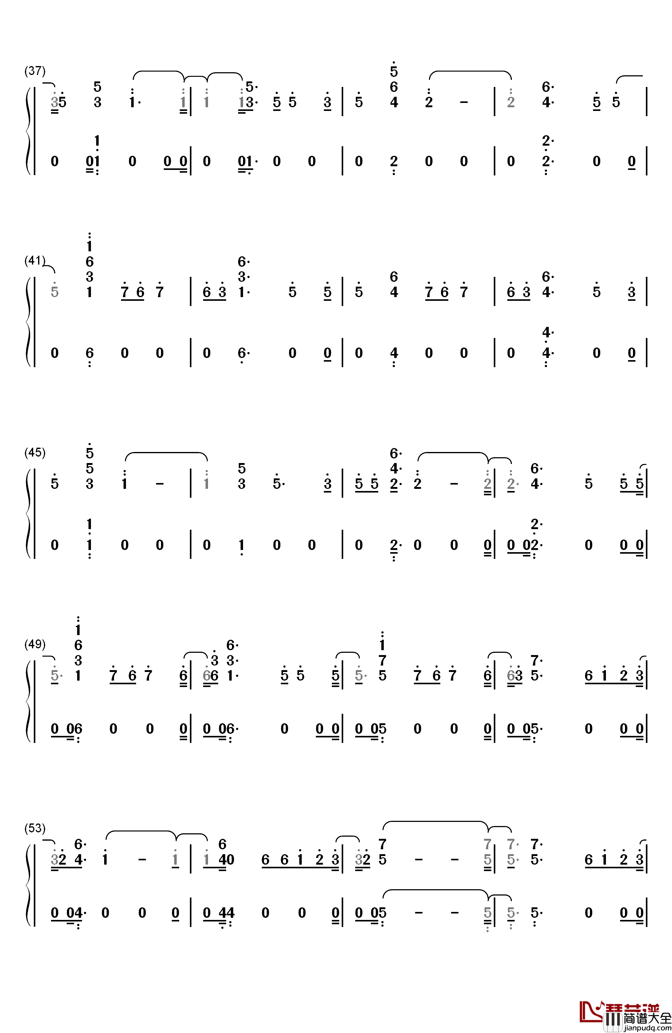 Capital_Letters钢琴简谱_数字双手_Hailee_Steinfeld