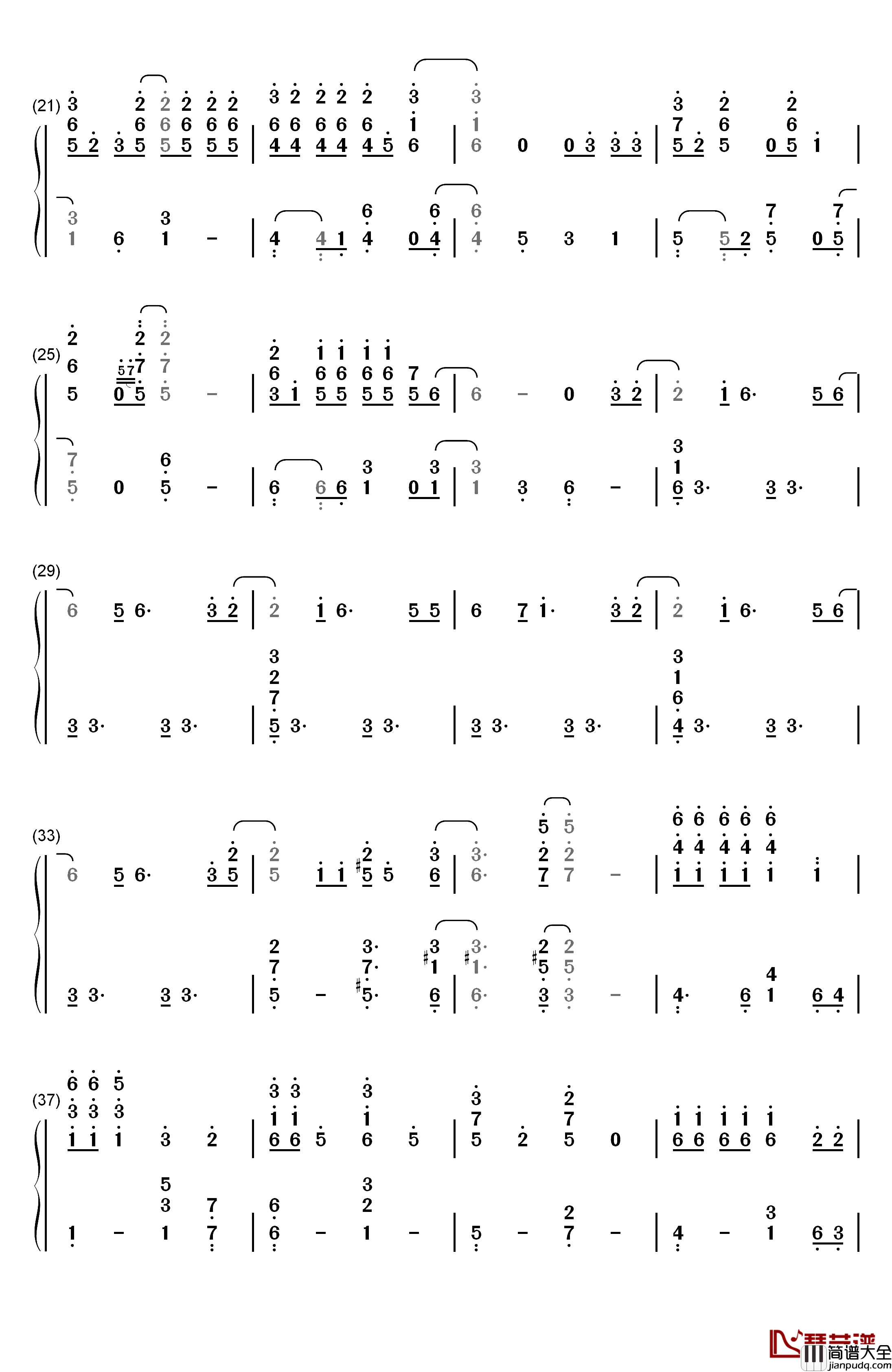 さよならごっこ钢琴简谱_数字双手_amazarashi
