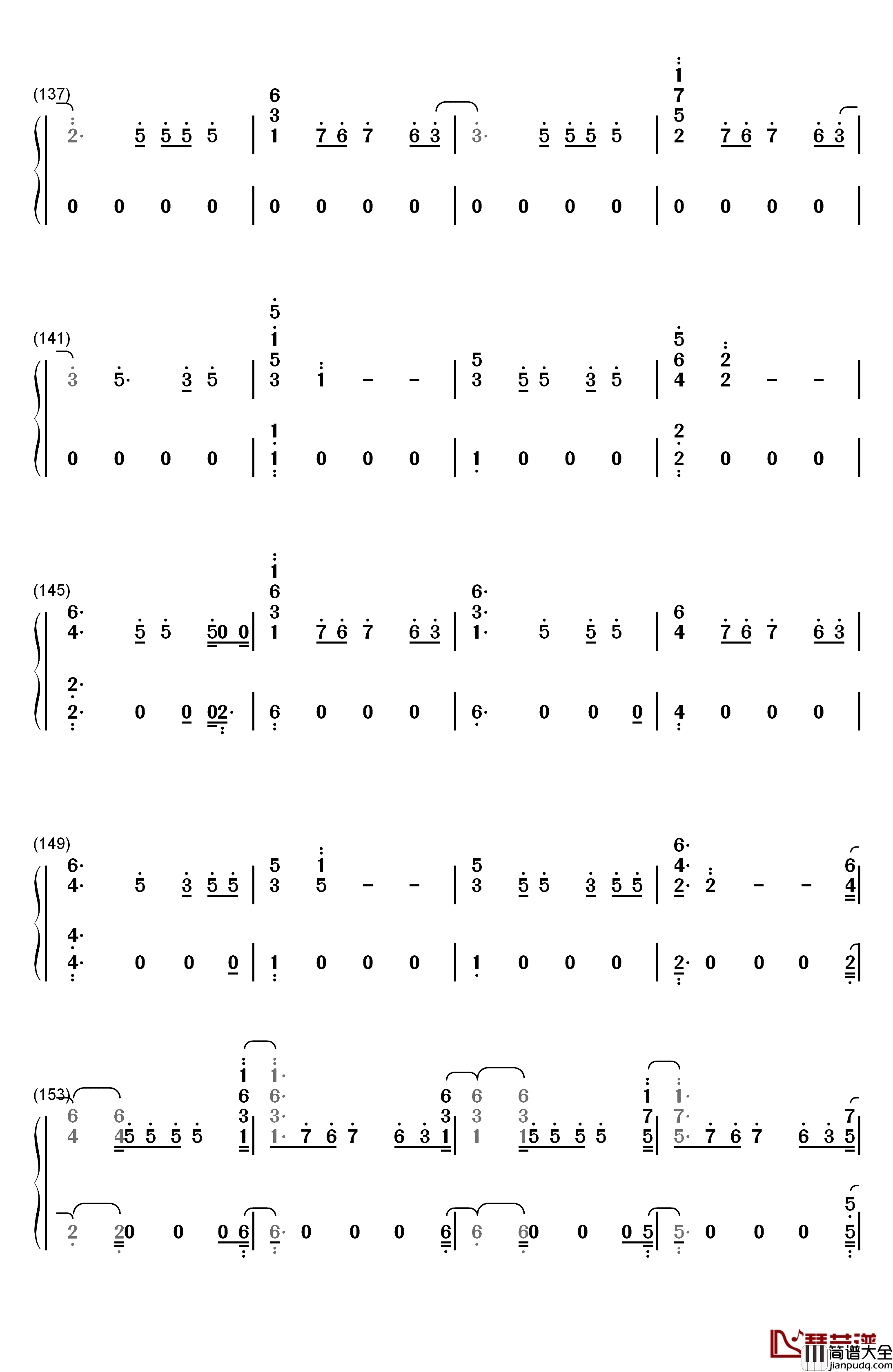 Capital_Letters钢琴简谱_数字双手_Hailee_Steinfeld