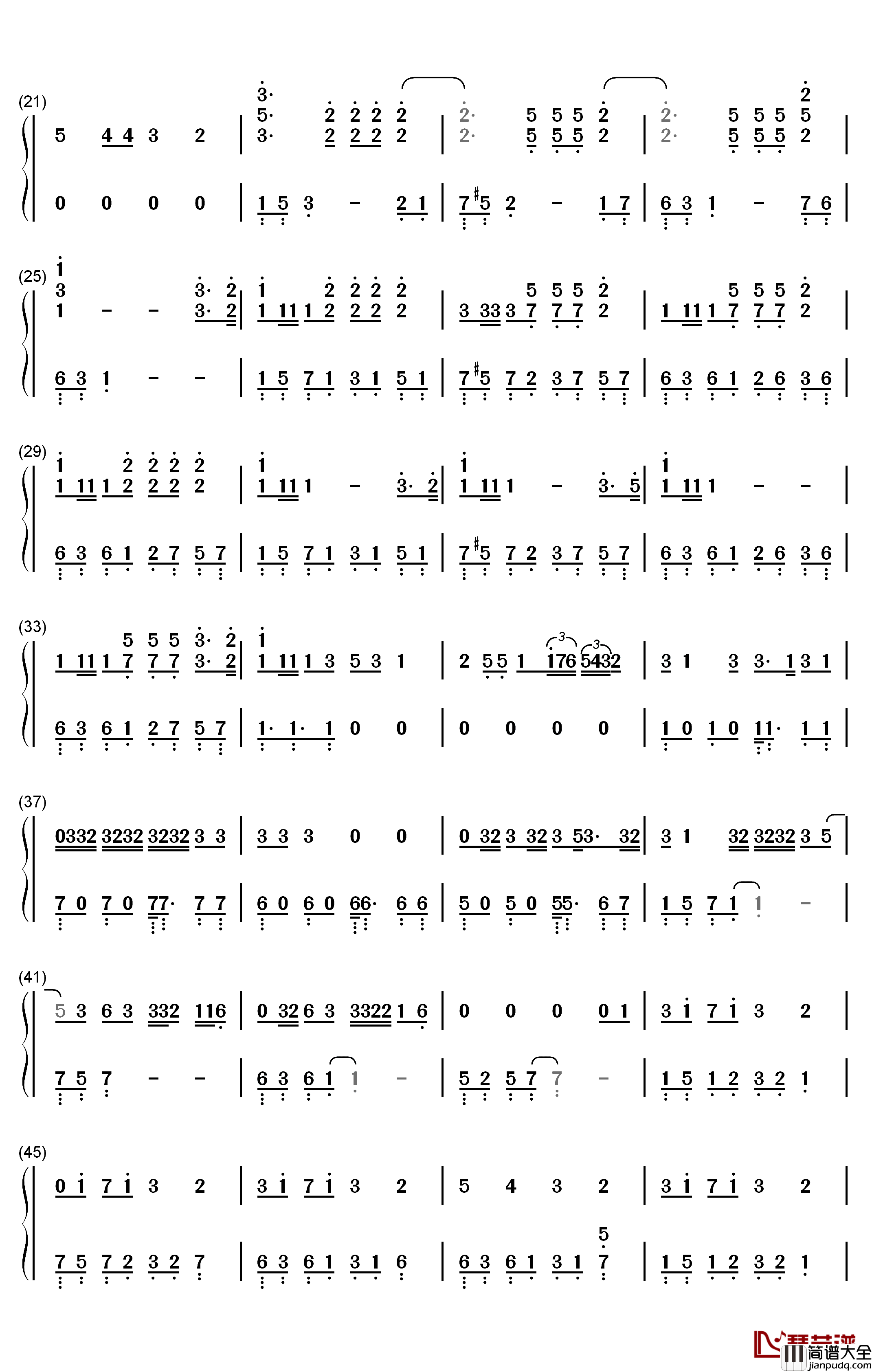 Wheels_on_the_Bus钢琴简谱_数字双手_Melanie_Martinez