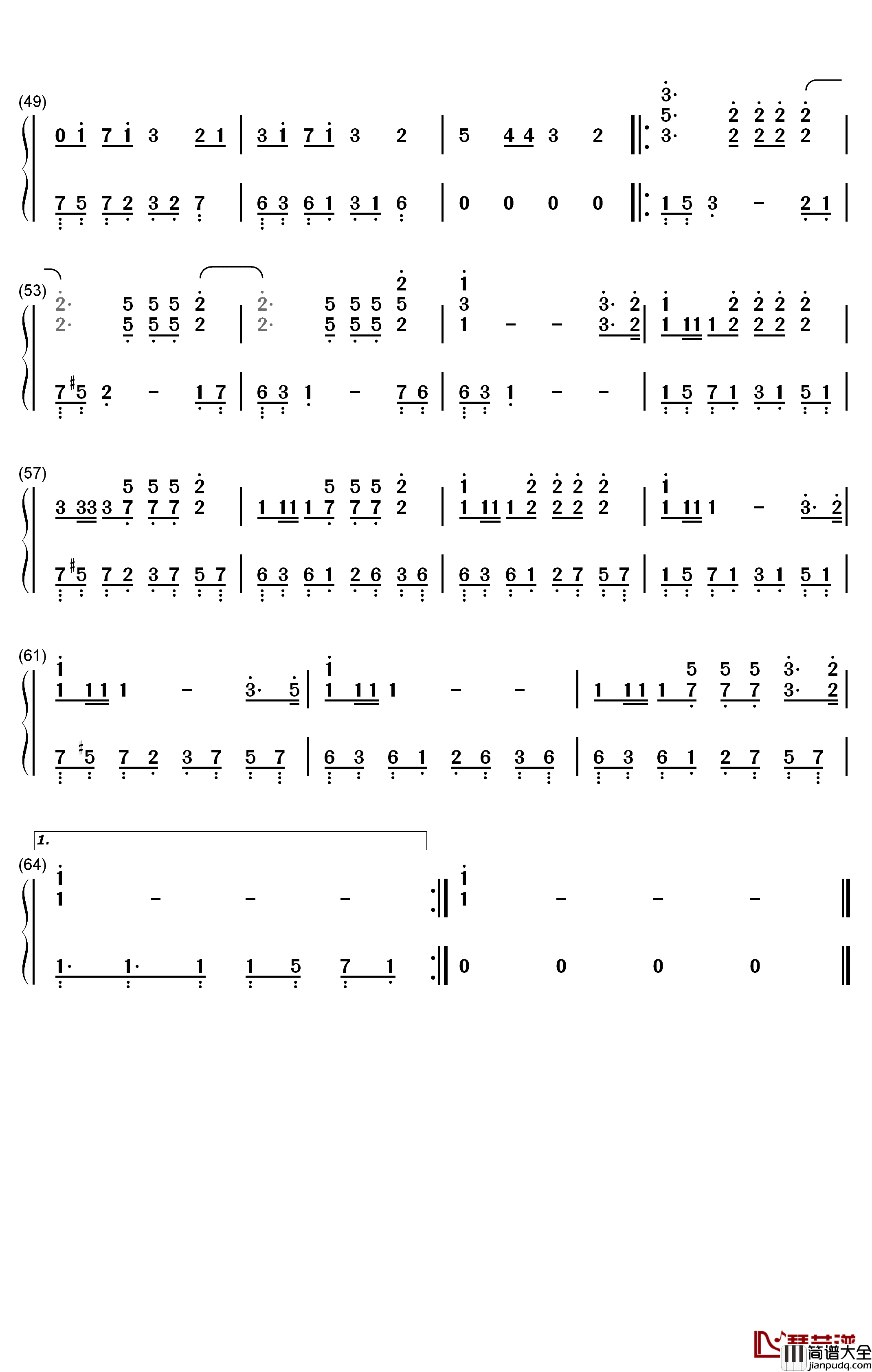 Wheels_on_the_Bus钢琴简谱_数字双手_Melanie_Martinez