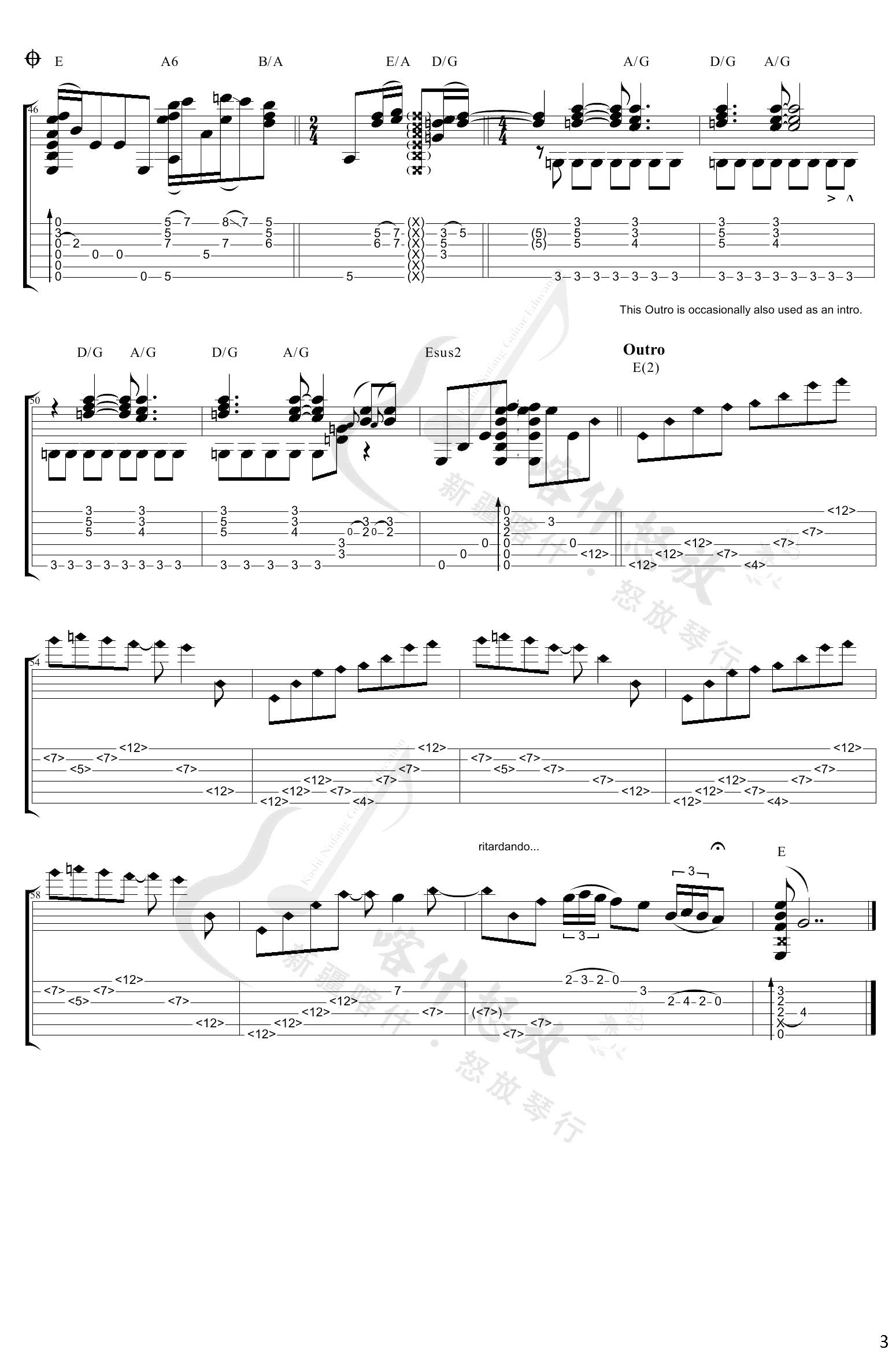 Angelina指弹吉他谱_TommyEmmanuel_喀什怒放_D调