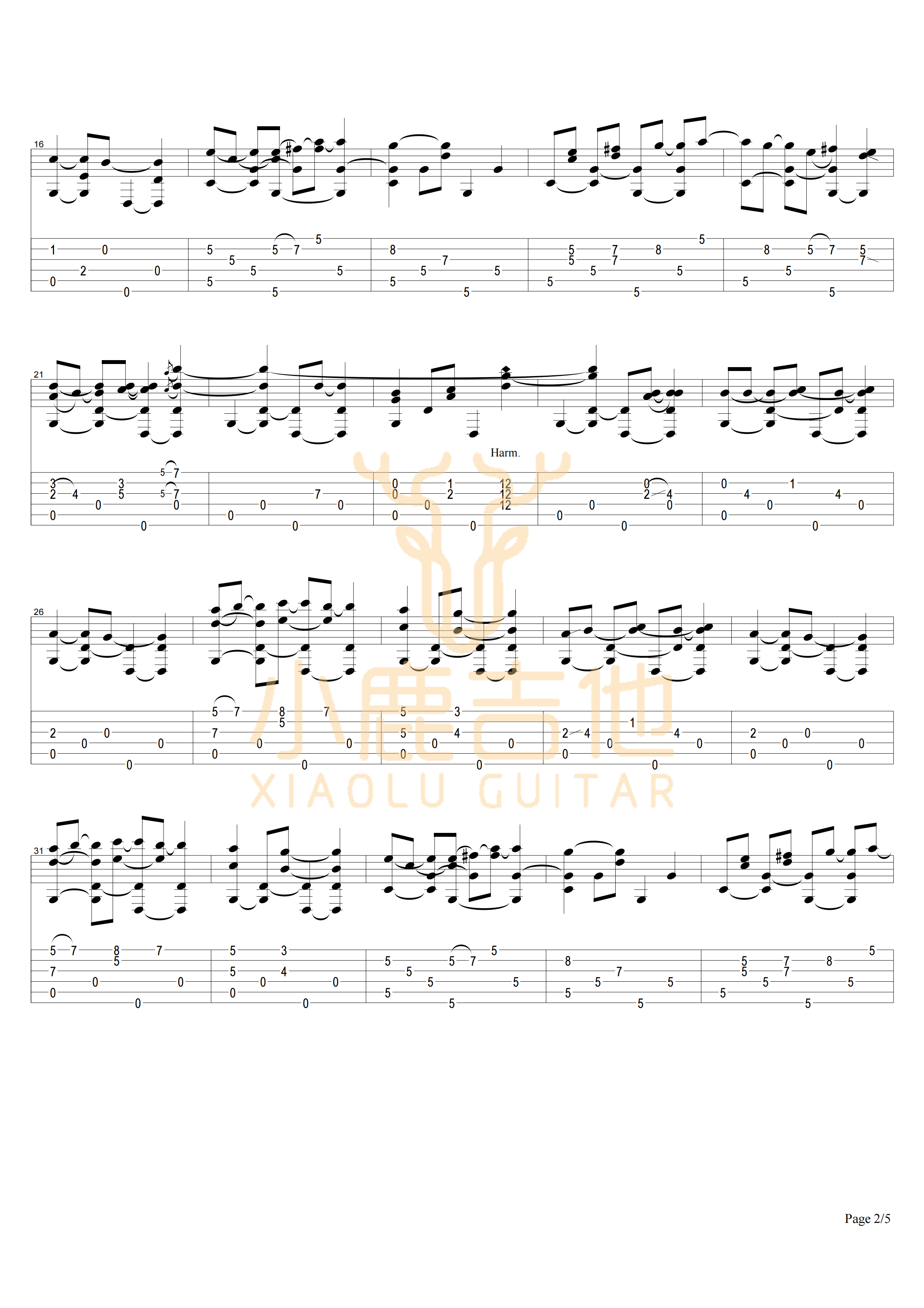 COWBOYS DREAM吉他谱_TommyEmmanuel_COWBOYSDREAM_小鹿吉他