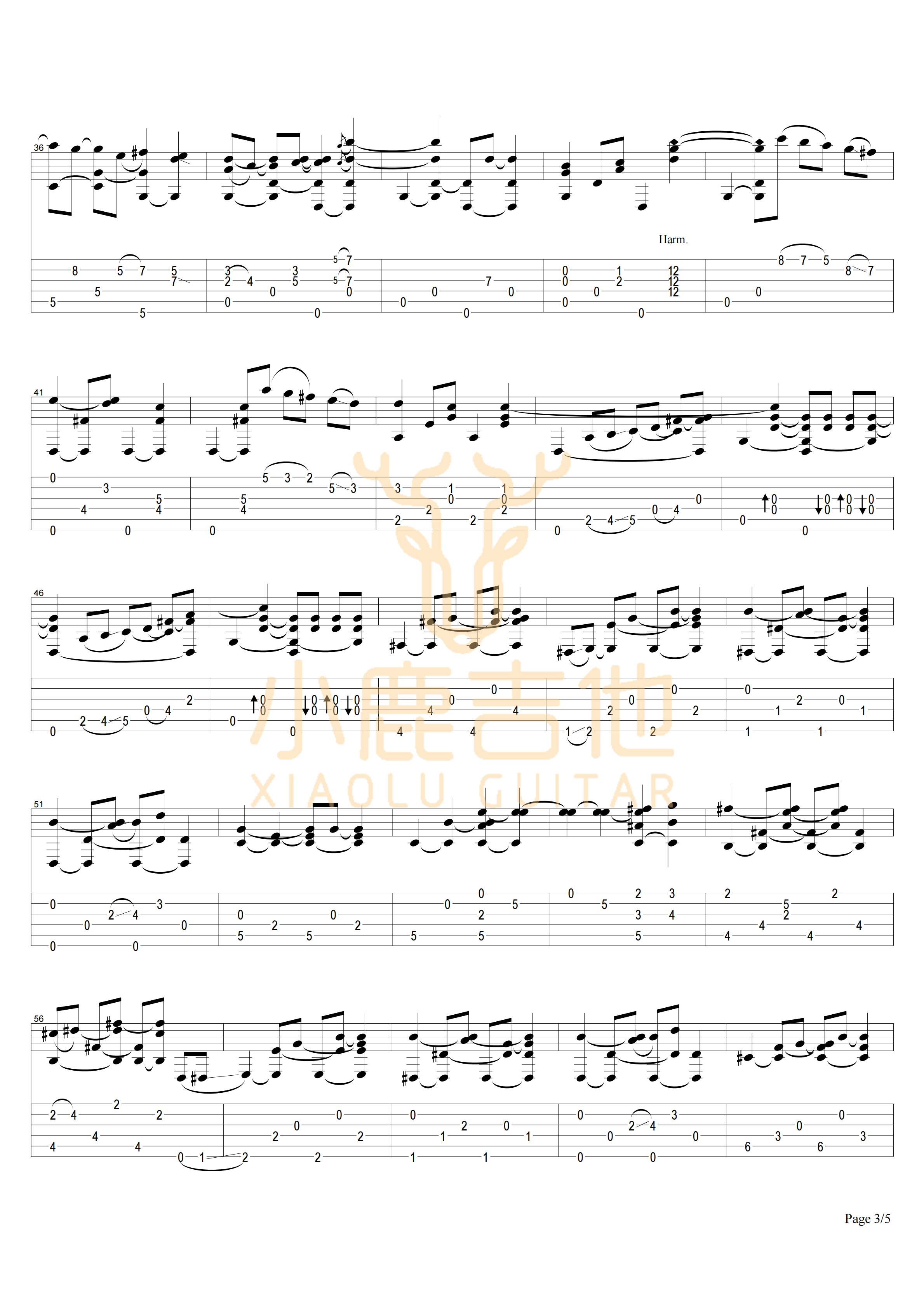 COWBOYS DREAM吉他谱_TommyEmmanuel_COWBOYSDREAM_小鹿吉他