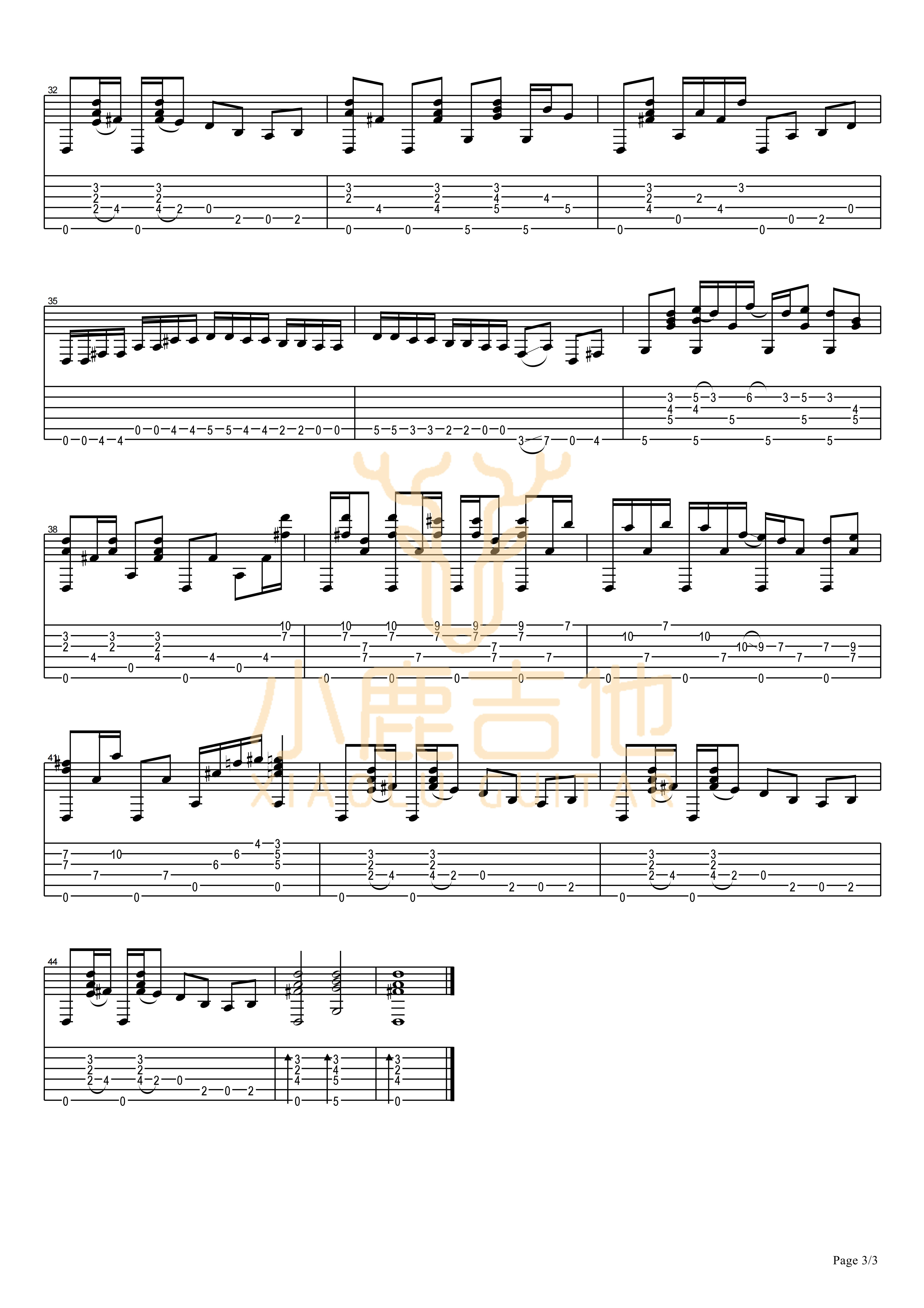 Do I Ever Cross Your Mind吉他谱_TommyEmmanuel_DoIEverCrossYourMind_小鹿吉他