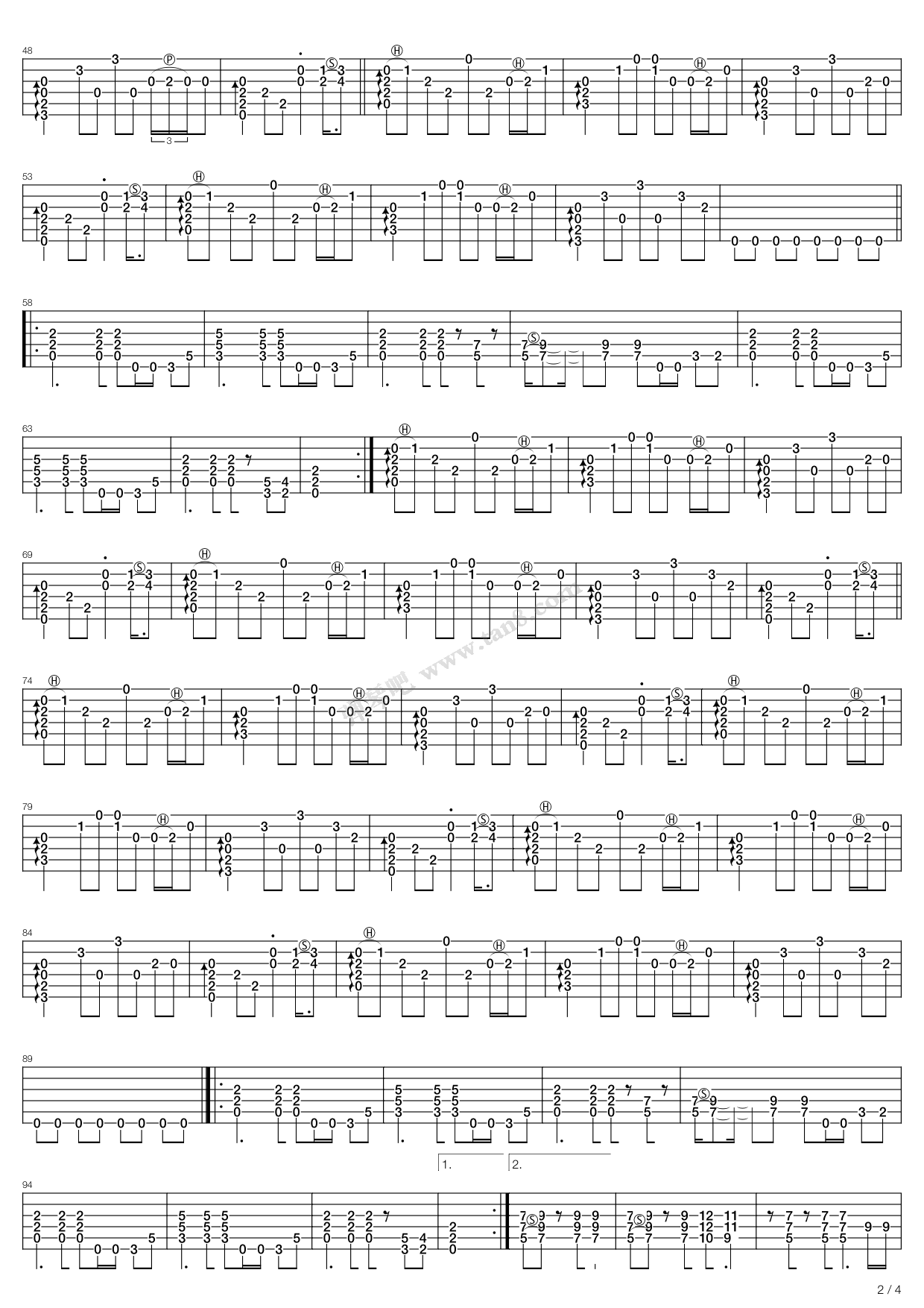 Fade To Black吉他谱_Fade-To-Black_Metallica_网络转载