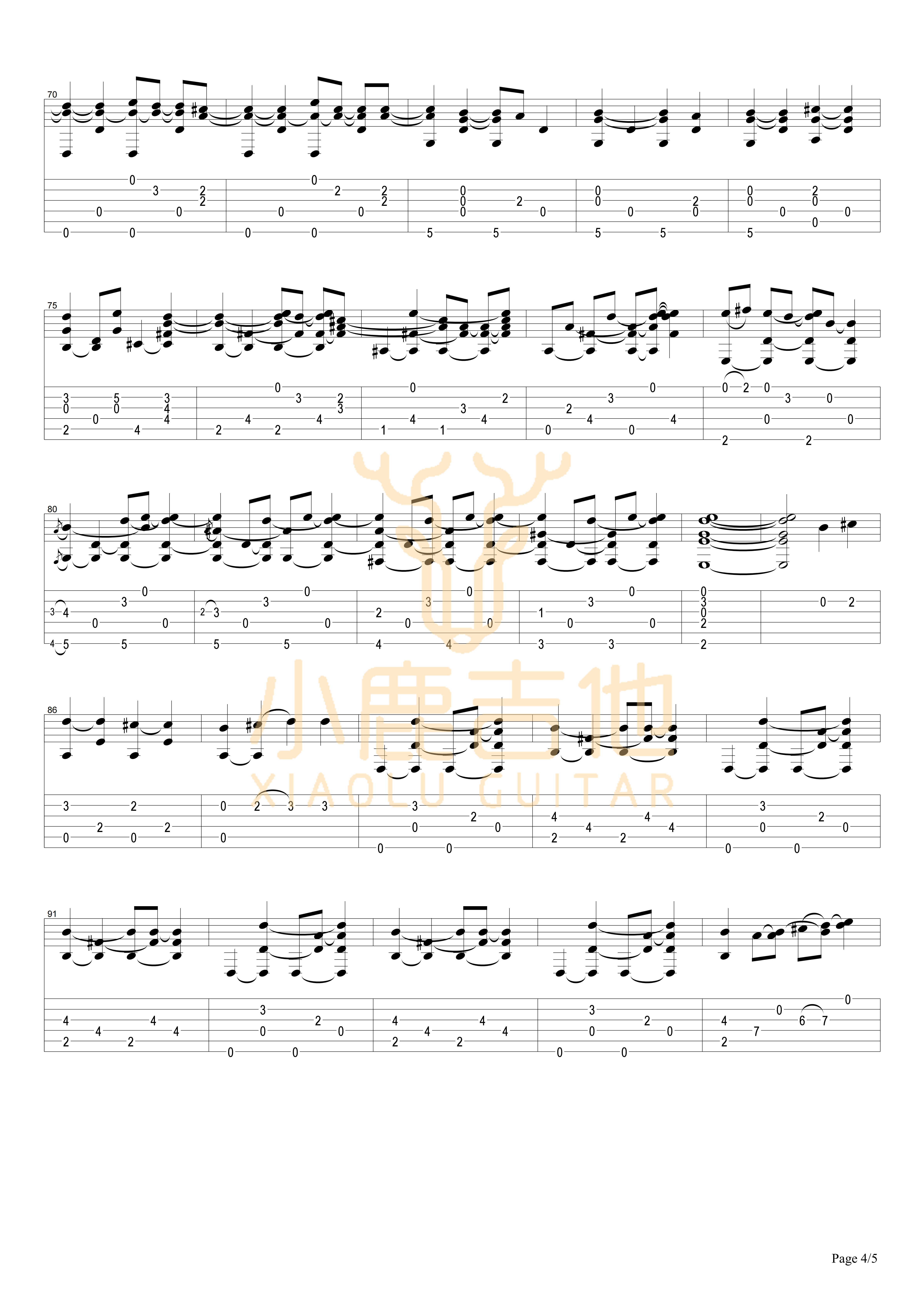 Halfway Home吉他谱_TommyEmmanuel_HalfwayHome_小鹿吉他