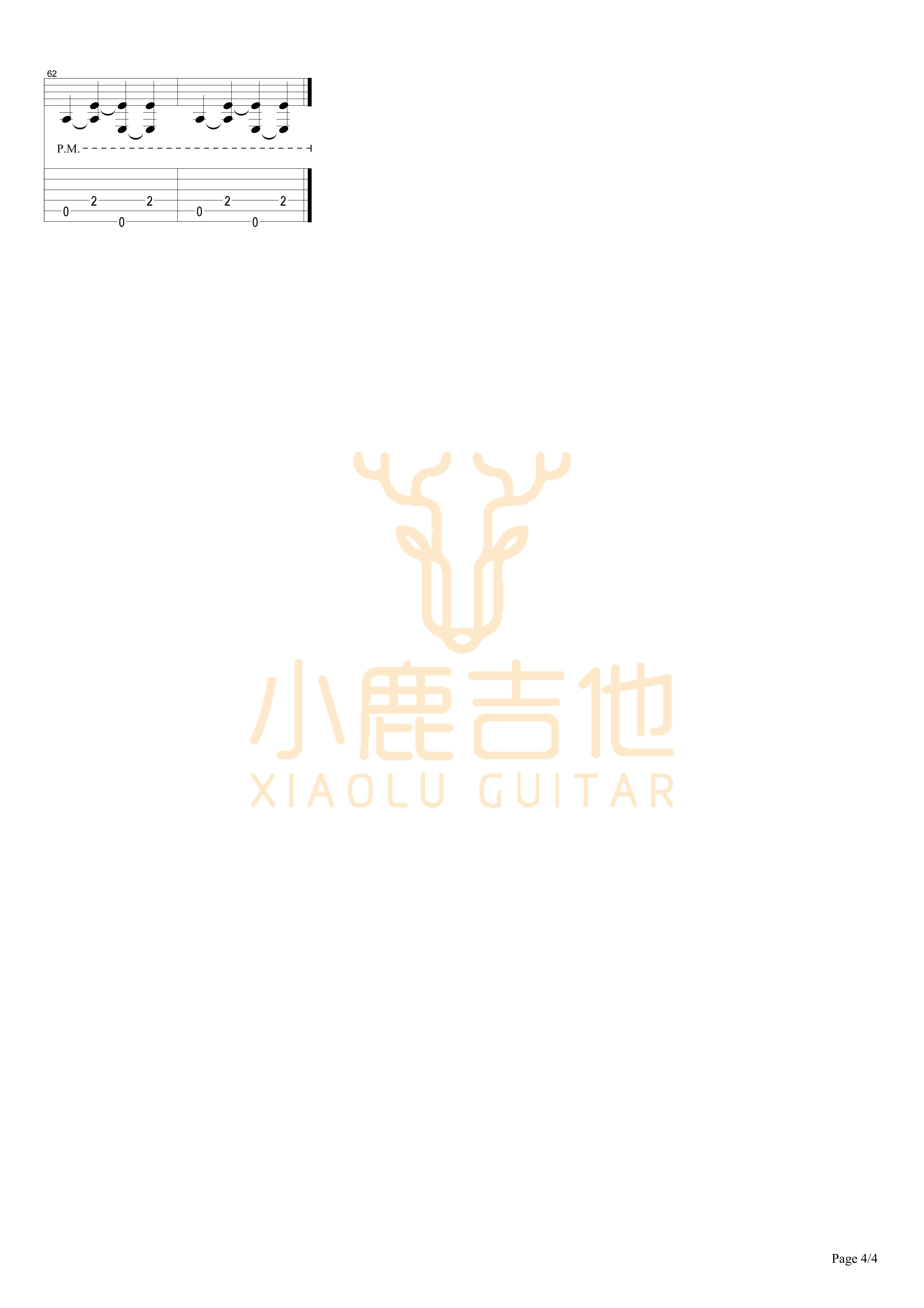 House Of The Rising Sun-fragment吉他谱_TommyEmmanuel_HouseOfTheRisingSun-_小鹿吉他