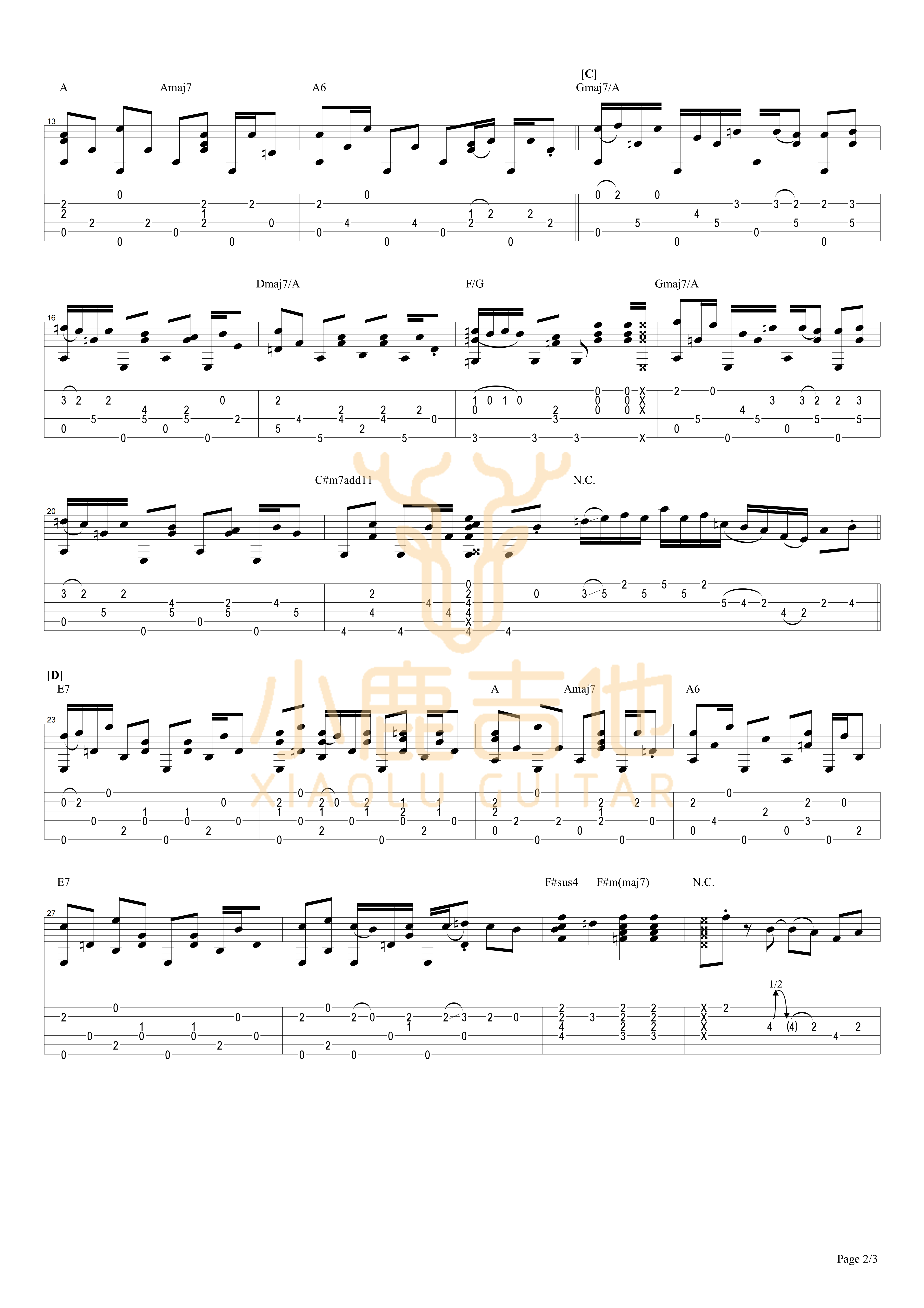 I Go To Rio吉他谱_TommyEmmanuel_IGoToRio_小鹿吉他