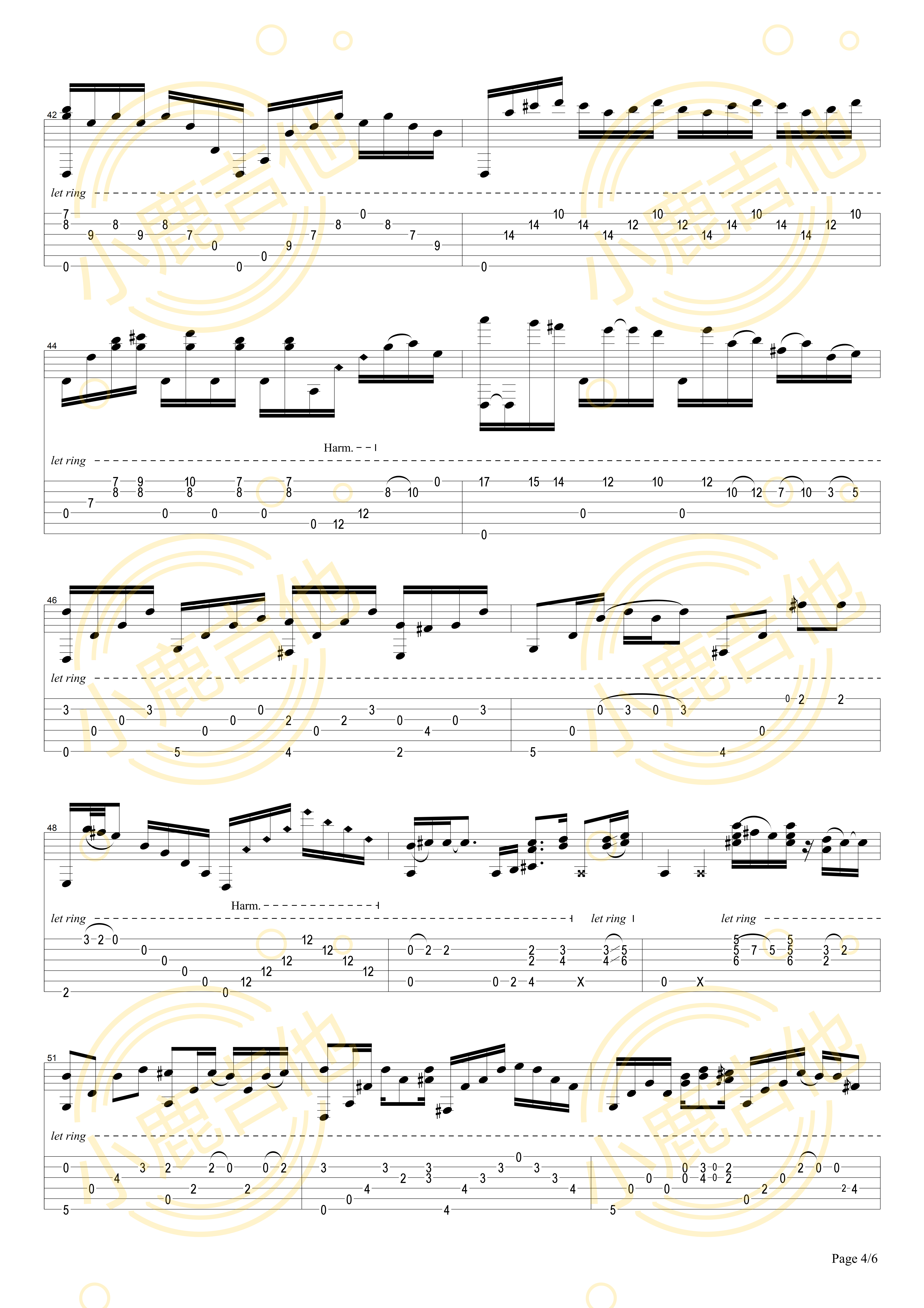 Imagine Live On Youtube吉他谱_TommyEmmanuel_ImagineLiveOnYoutube_小鹿吉他