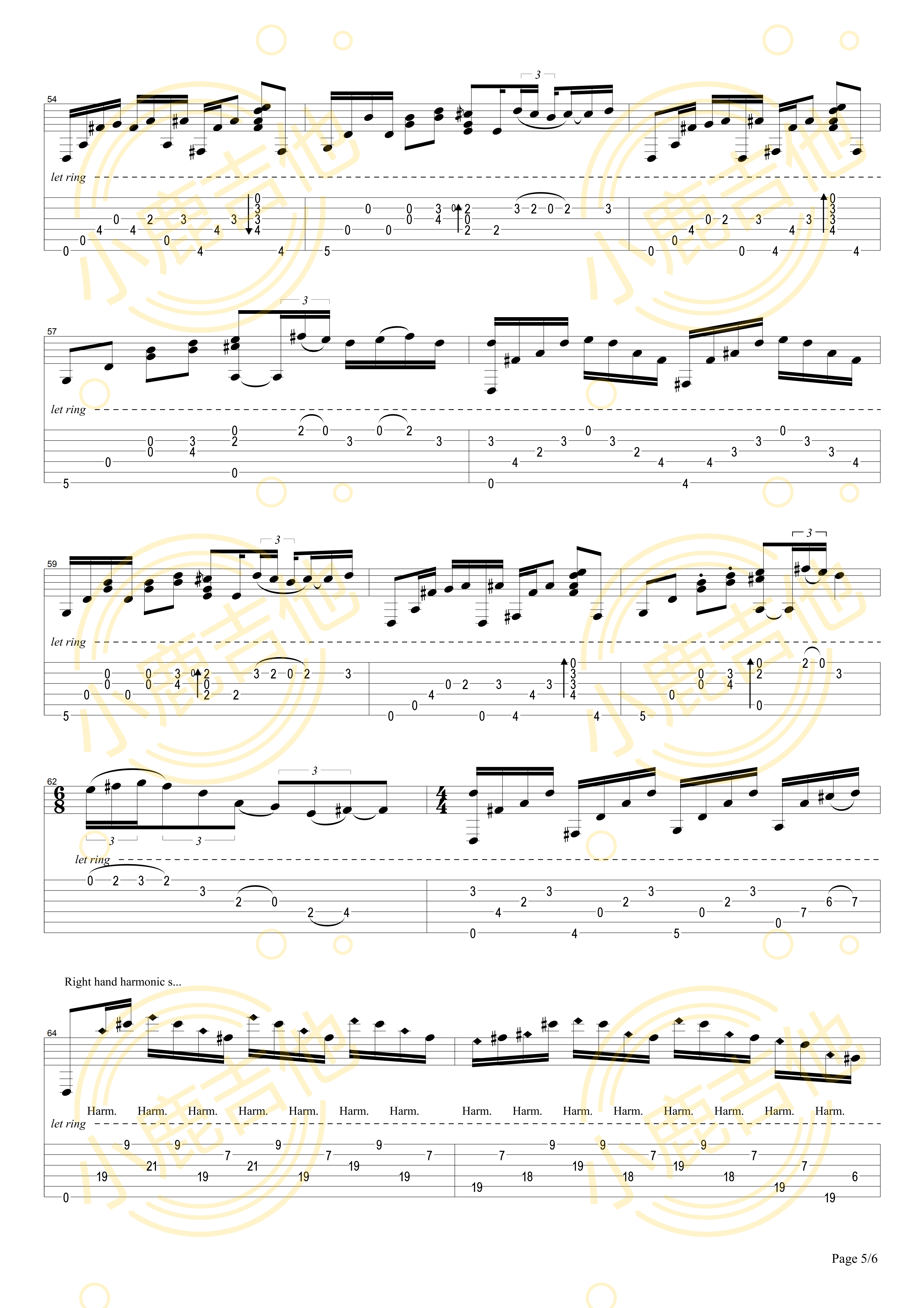 Imagine Live On Youtube吉他谱_TommyEmmanuel_ImagineLiveOnYoutube_小鹿吉他