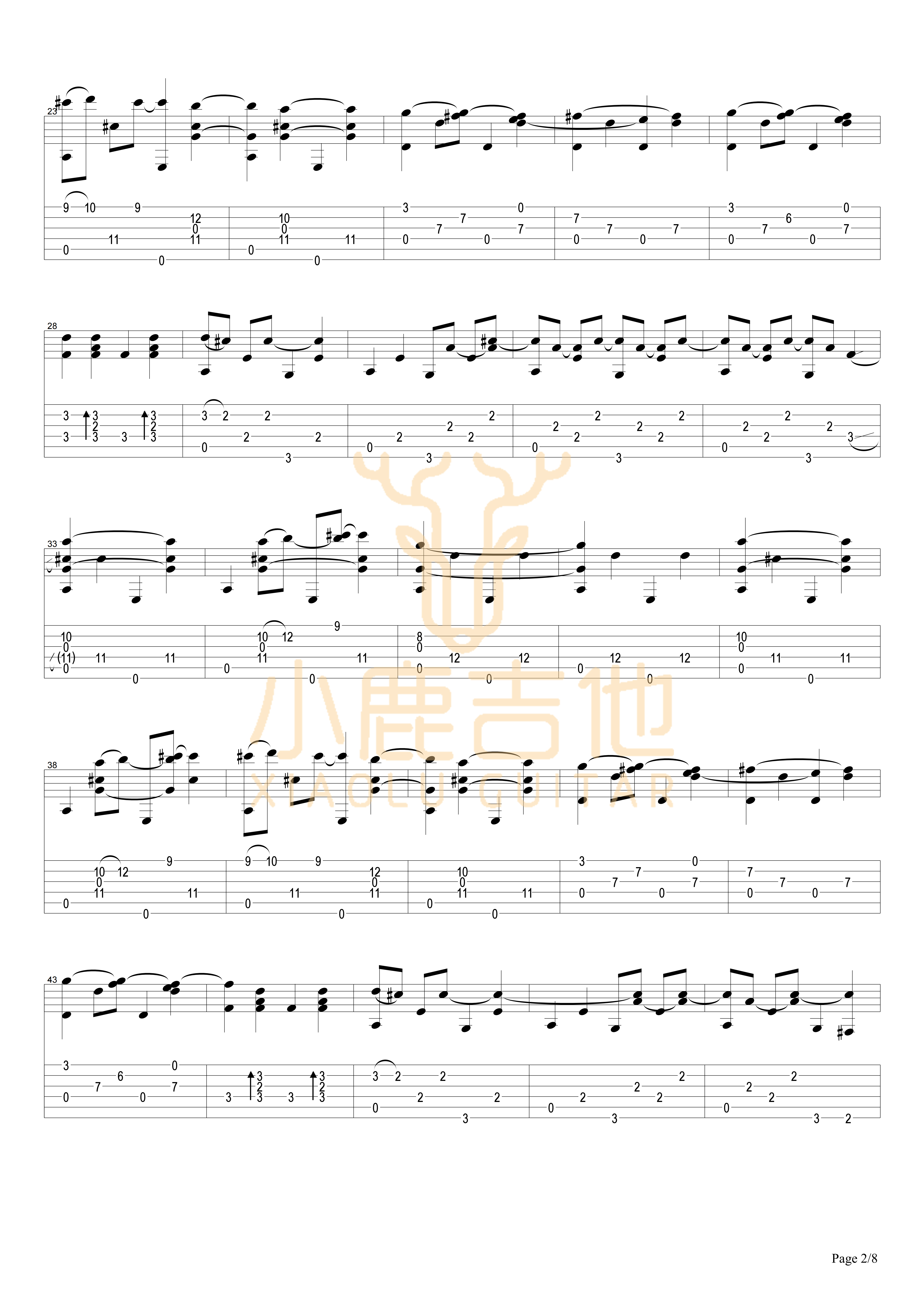 Locomotivation吉他谱_TommyEmmanuel_小鹿吉他