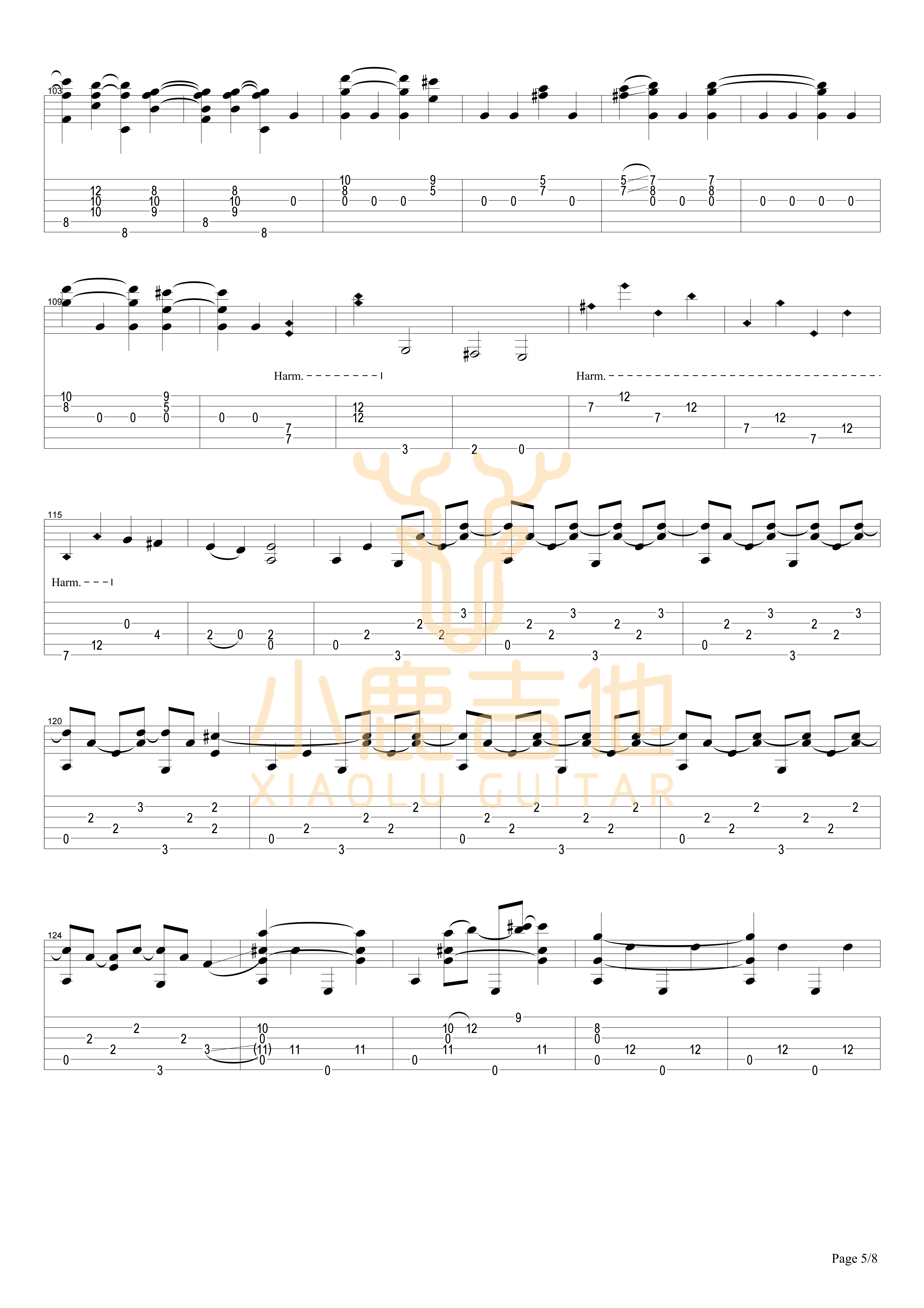 Locomotivation吉他谱_TommyEmmanuel_小鹿吉他