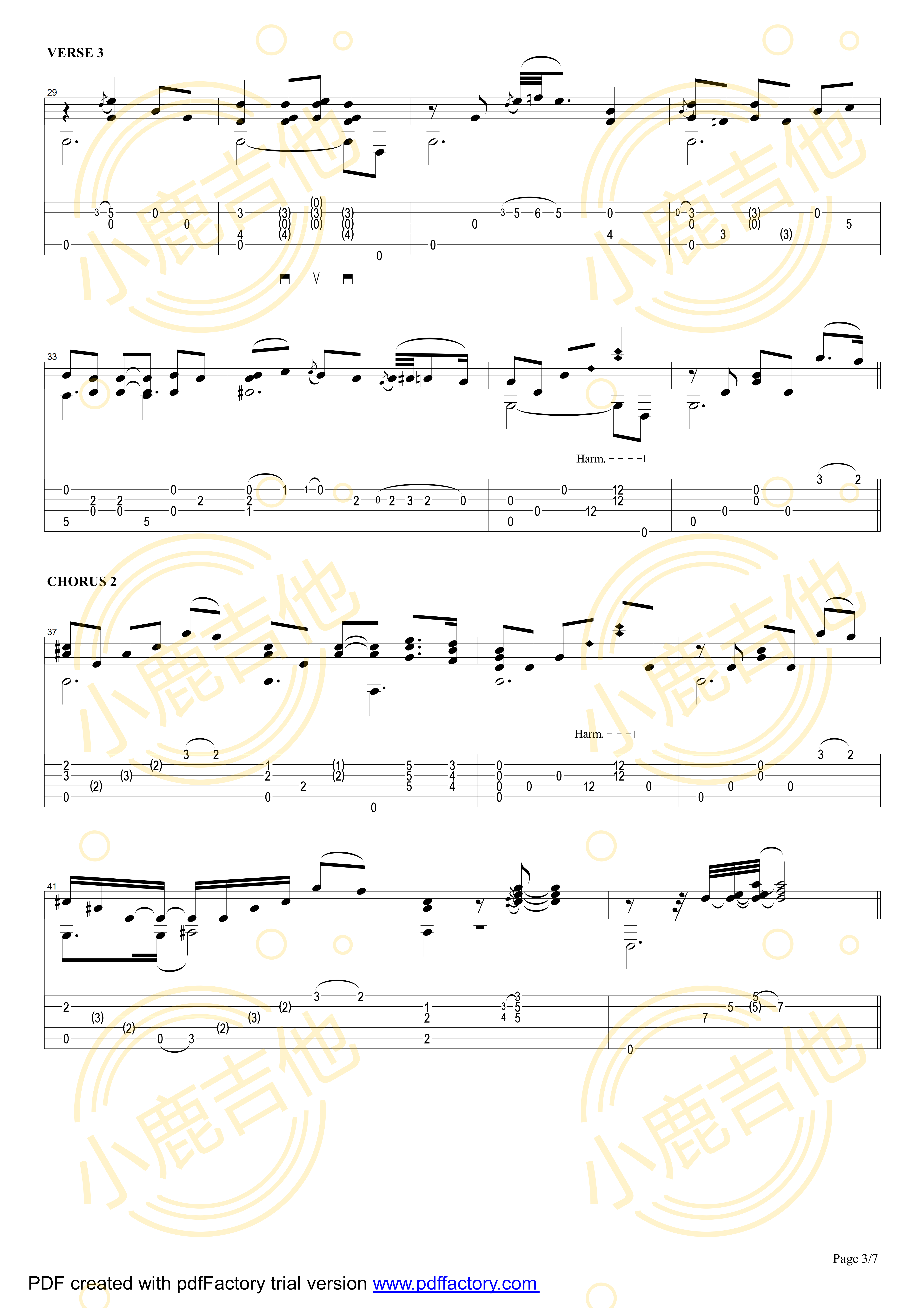 Smokey Mountain Lullaby吉他谱_TommyEmmanuel_SmokeyMountainLullab_小鹿吉他 