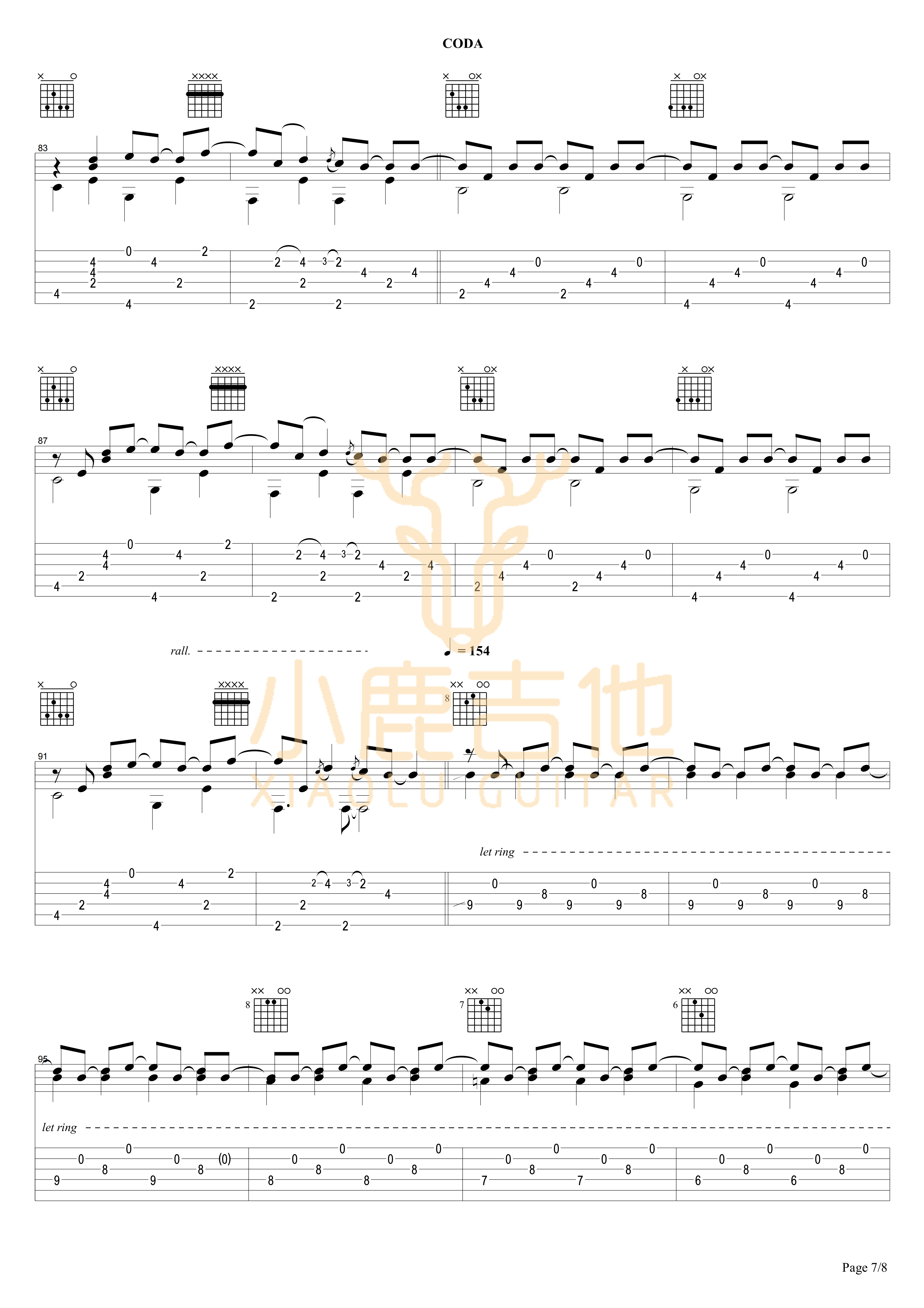 To B or Not to B吉他谱_TommyEmmanuel_ToBorNottoB-TommyEmm_小鹿吉他_ToBorNottoB