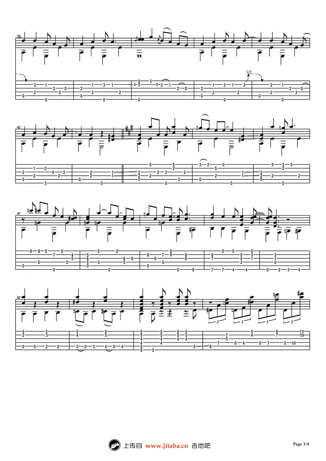 Windy And Warm吉他谱_TommyEmmanuel_WindyAndWarm指弹谱原版六线谱_吉他吧_调_Windyandwarm 