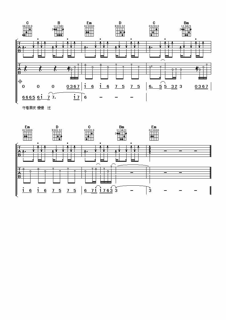 爱情惹的祸吉他谱_姜玉阳_爱情惹的祸吉他G调扫弦版_阿潘音乐工场编_阿潘音乐工场_调