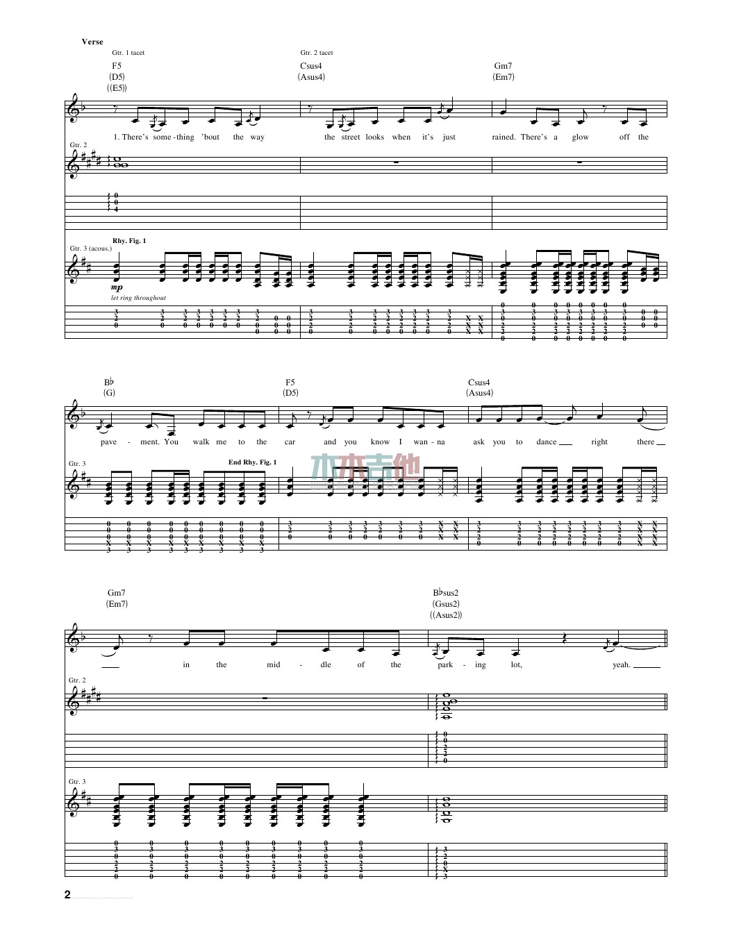 fearless吉他谱_TaylorSwift_木木吉他_A调