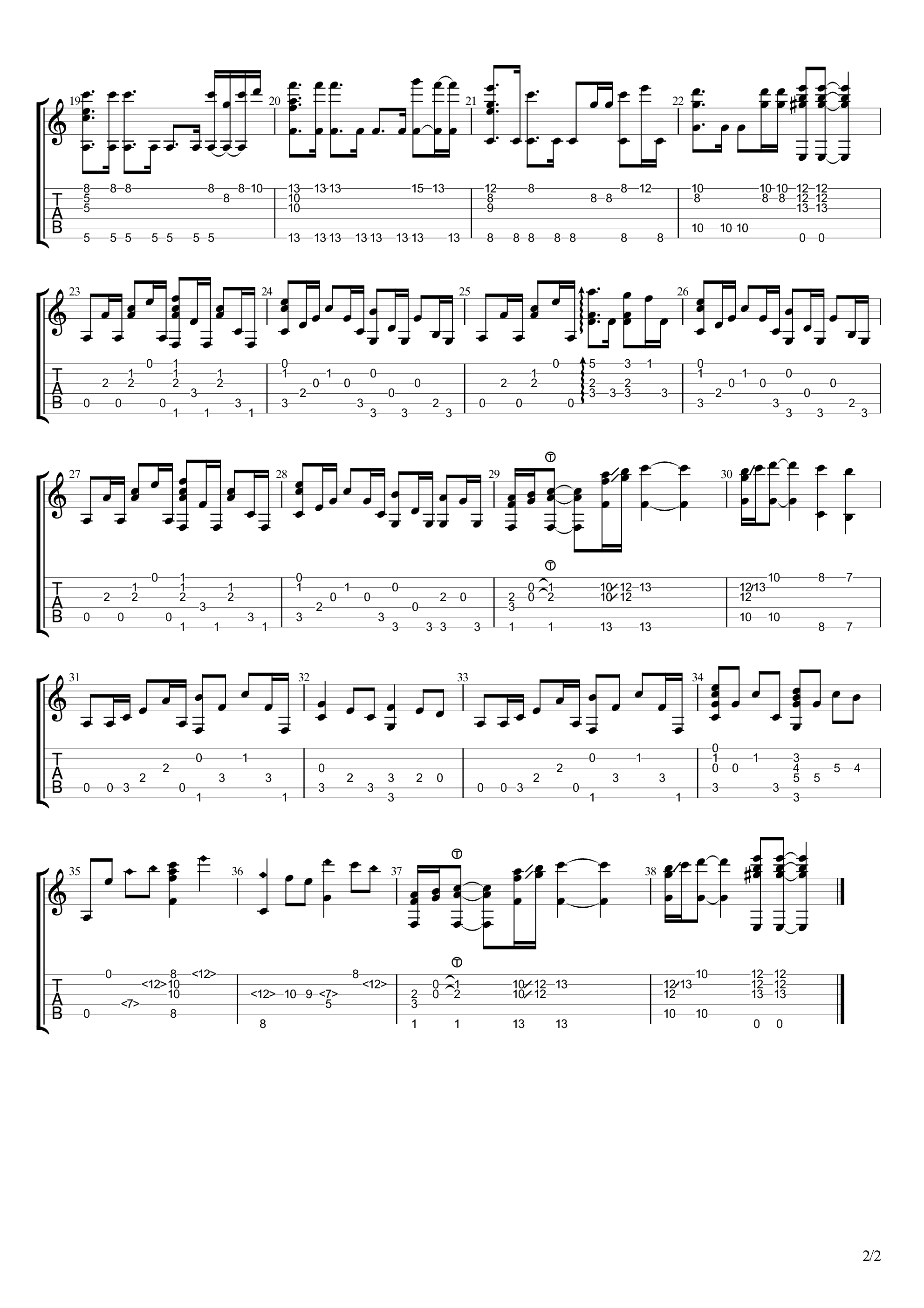 钢铁洪流进行曲吉他谱_联合军乐团_钢铁洪流进行曲指弹谱原调六线谱_高清版__网络转载_调