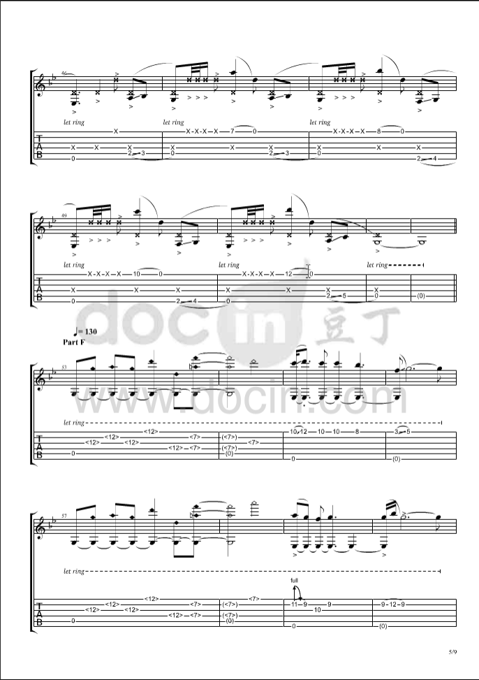 memories吉他谱_Tobias_Rauscher_memories指弹谱原调六线谱_豆丁网_豆丁网_调
