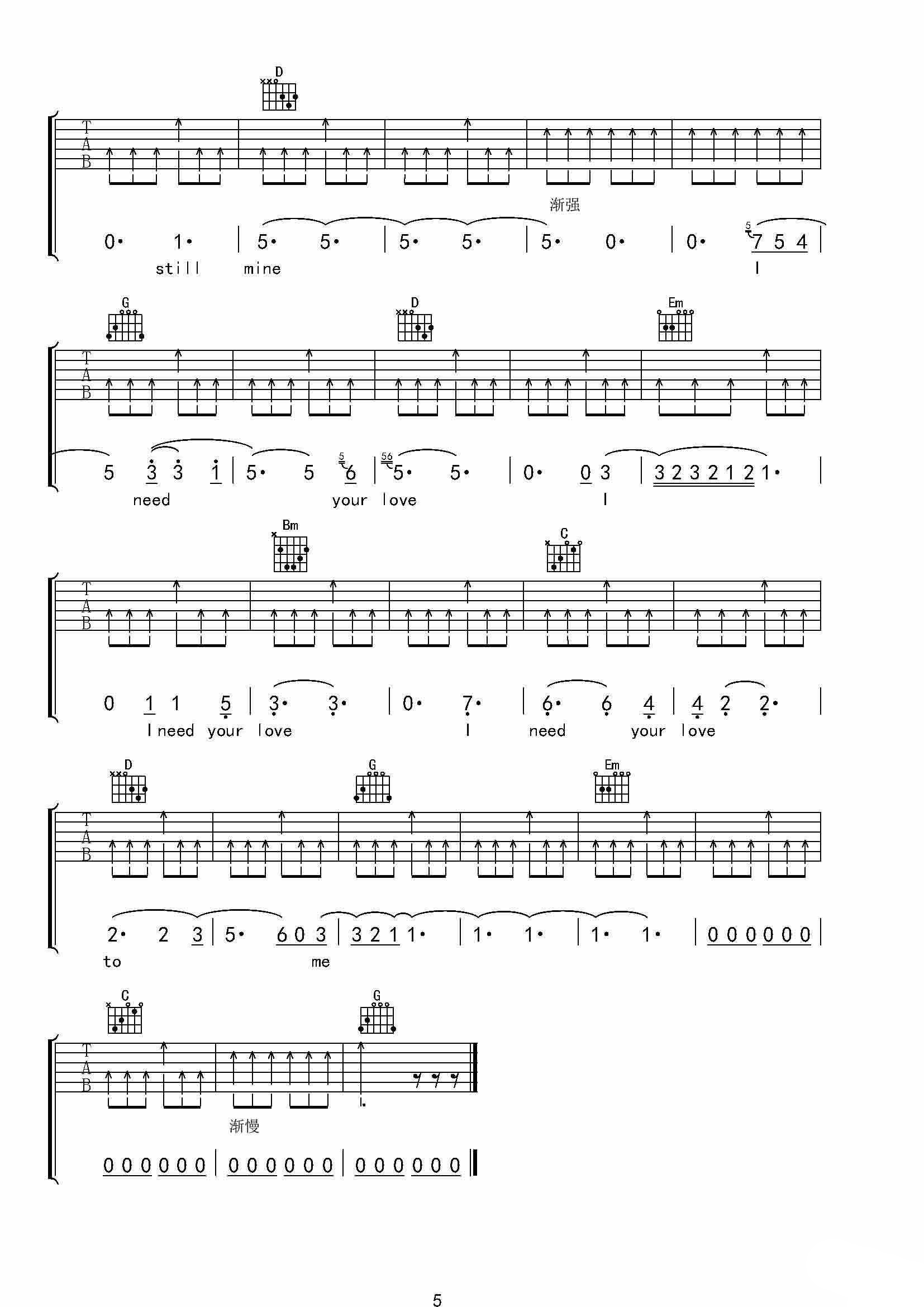 人鬼情未了吉他谱_BobbyHatfield_张永波_G调
