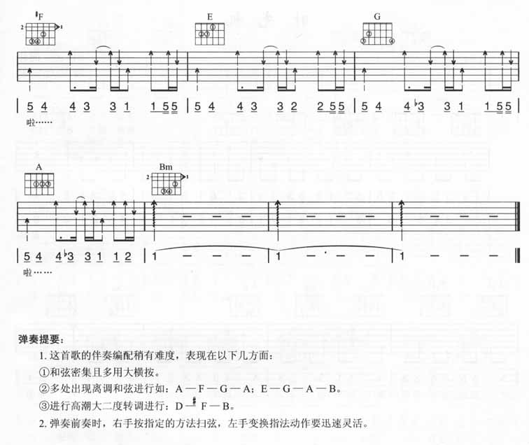 人生海海吉他谱_五月天_熊健明_A调