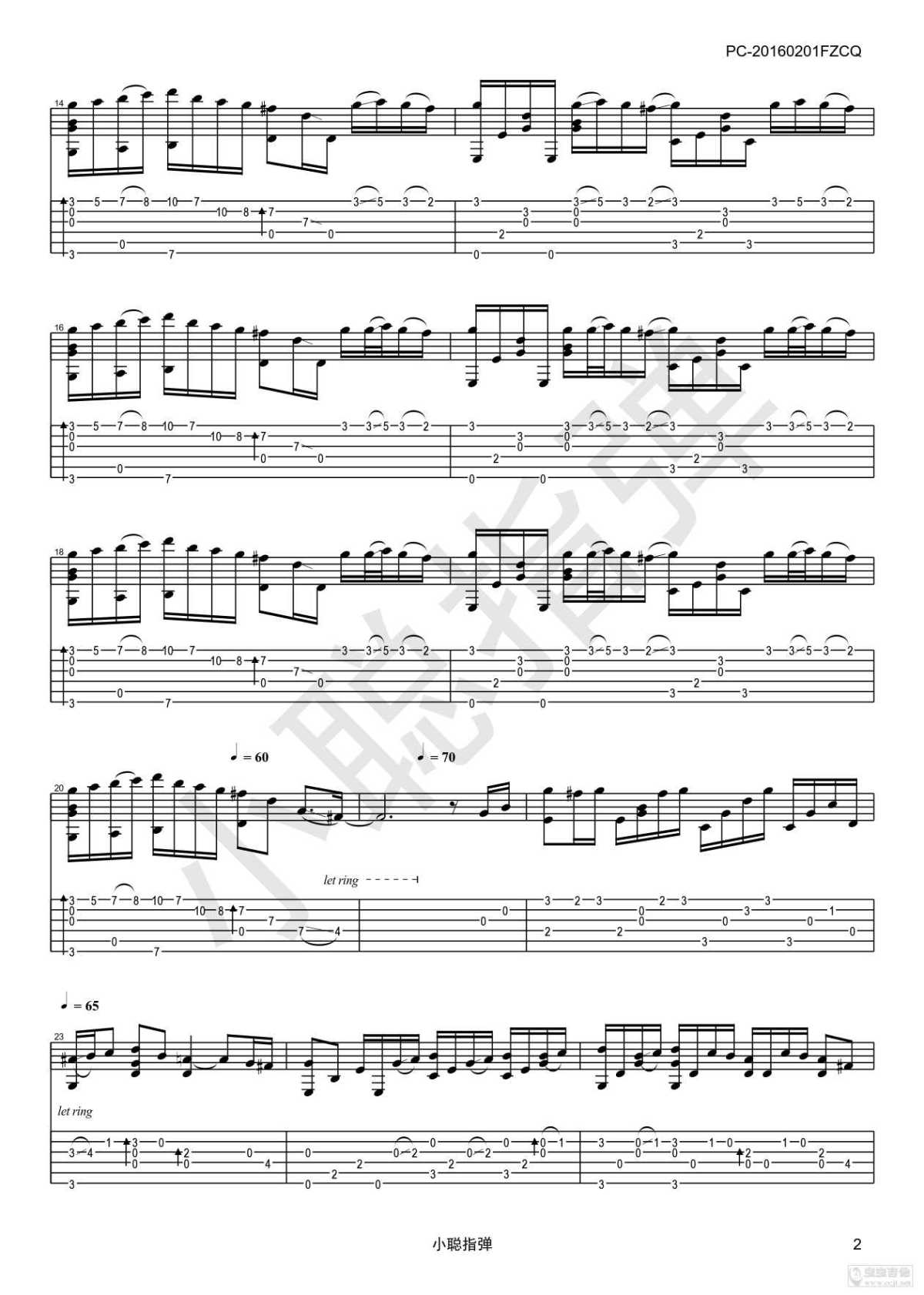river flows in you吉他谱_river-flows-in-you_李闰珉 