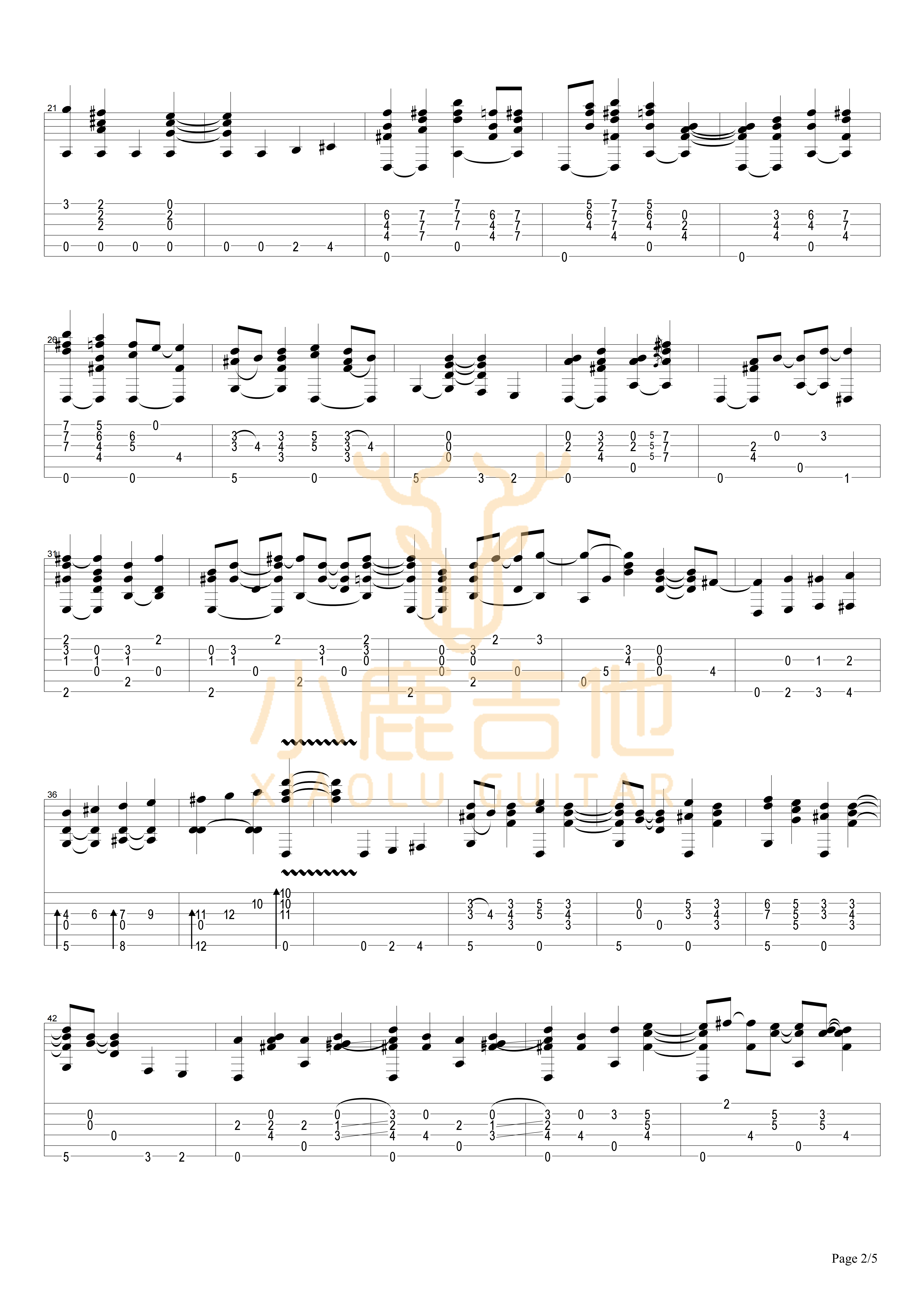 struttin吉他谱_TommyEmmanuel_小鹿吉他