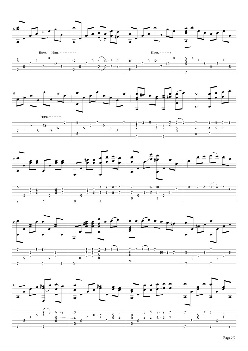vincent吉他谱_ChetAtkins_vincent指弹谱原调六线谱_搜谱网编_搜谱网_调 