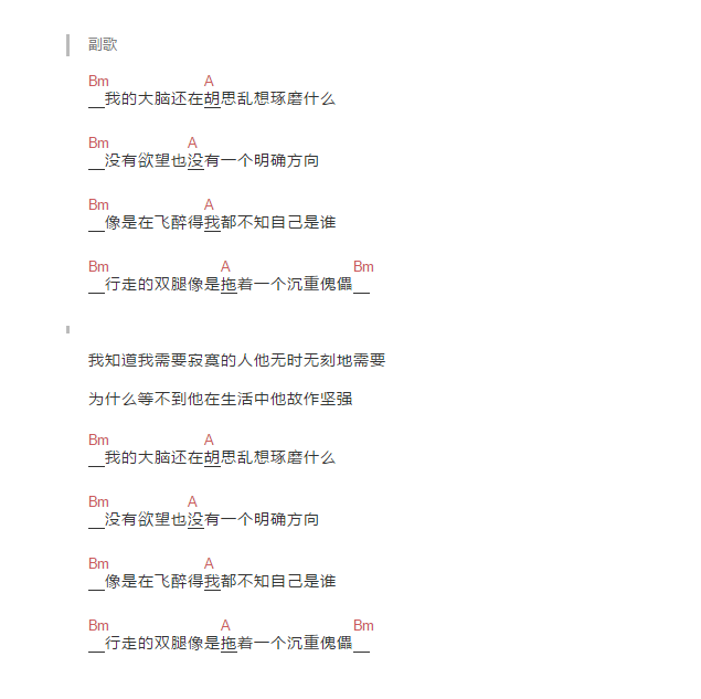 醉了吉他谱_赵雷_网络转载_D调
